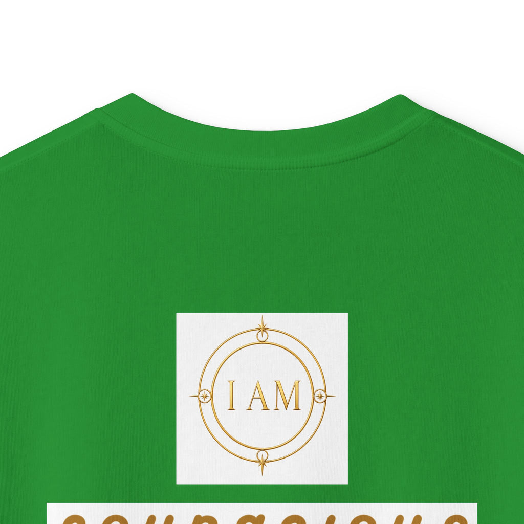 Kids Tee — Courageous Boy Graphic Shirt ("I Am Courageous")