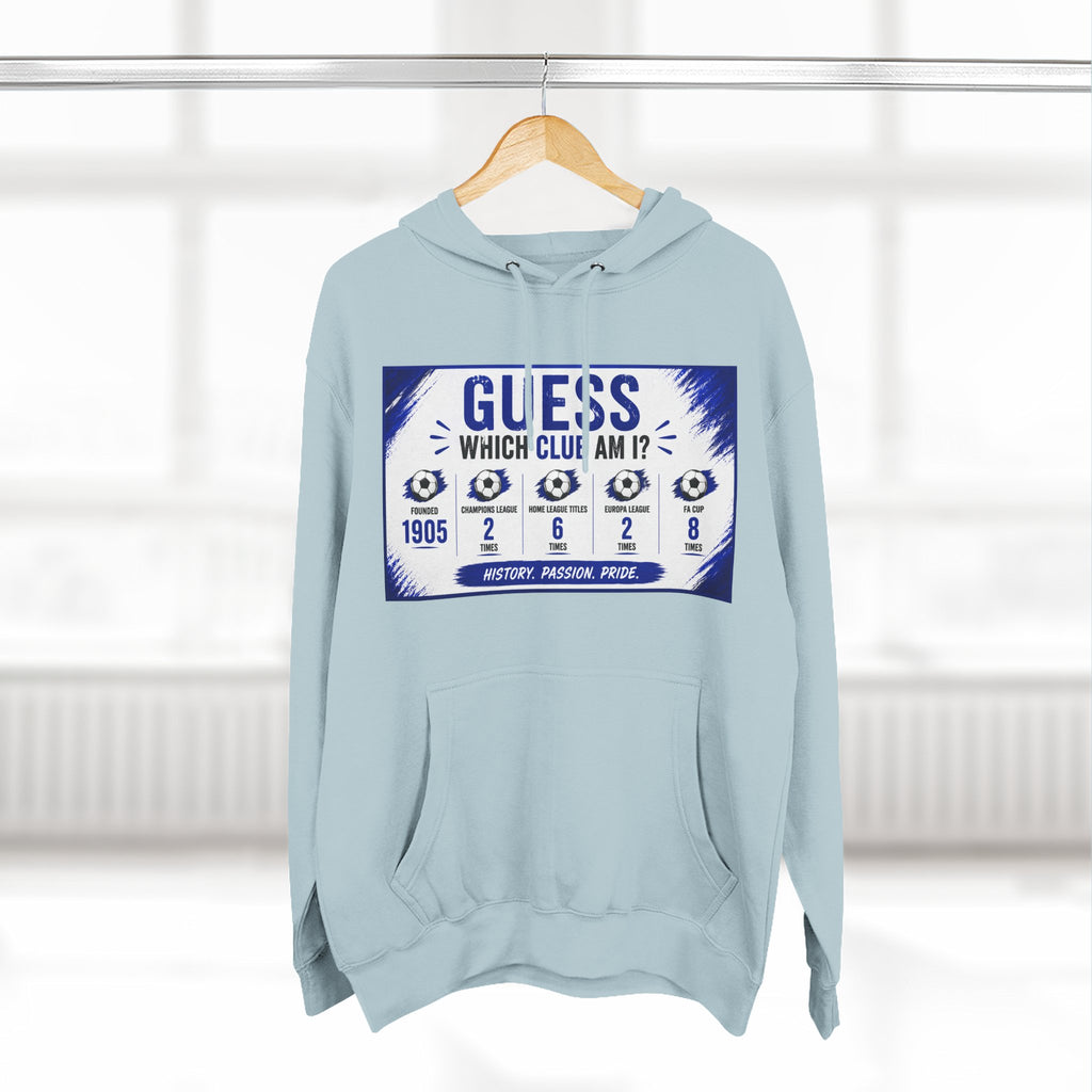 Three-Panel Fleece Hoodie