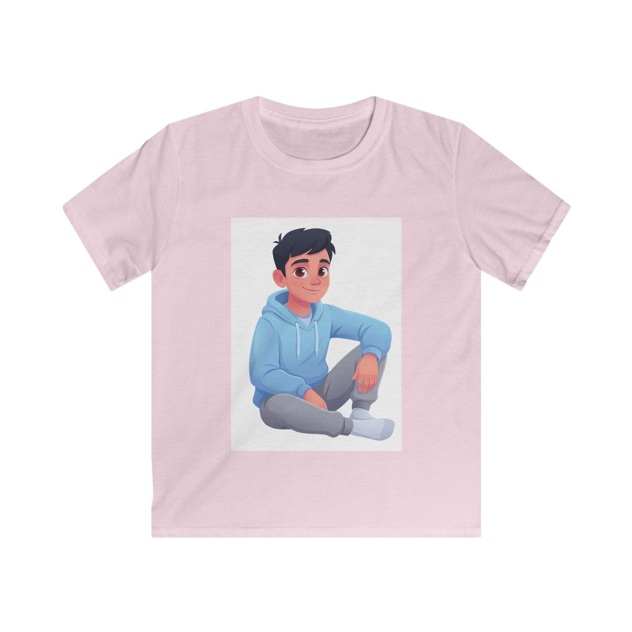 Kids Tee — Courageous Boy Graphic Shirt ("I Am Courageous")