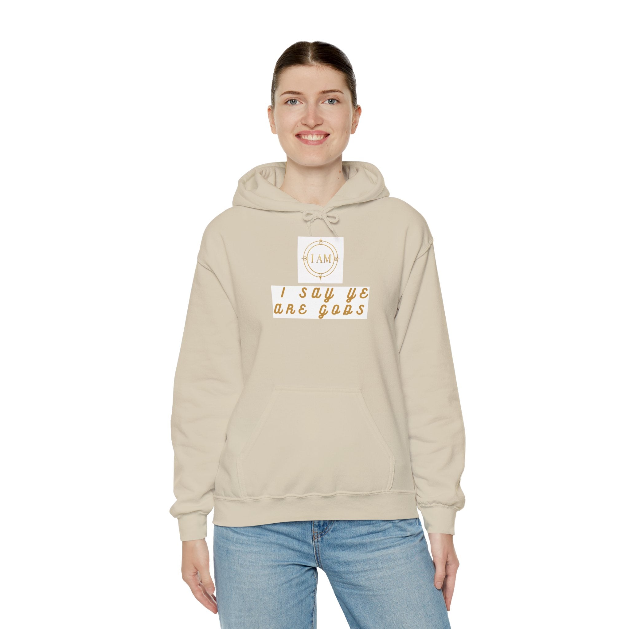 Midweight hooded Unisex sweatshirt
