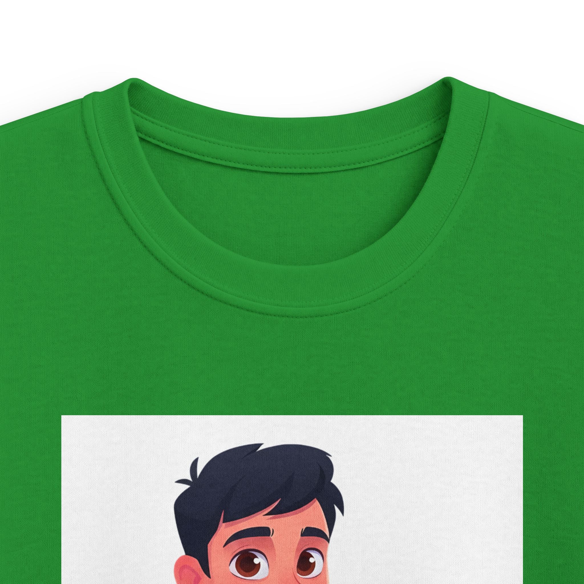 Kids Tee — Courageous Boy Graphic Shirt ("I Am Courageous")