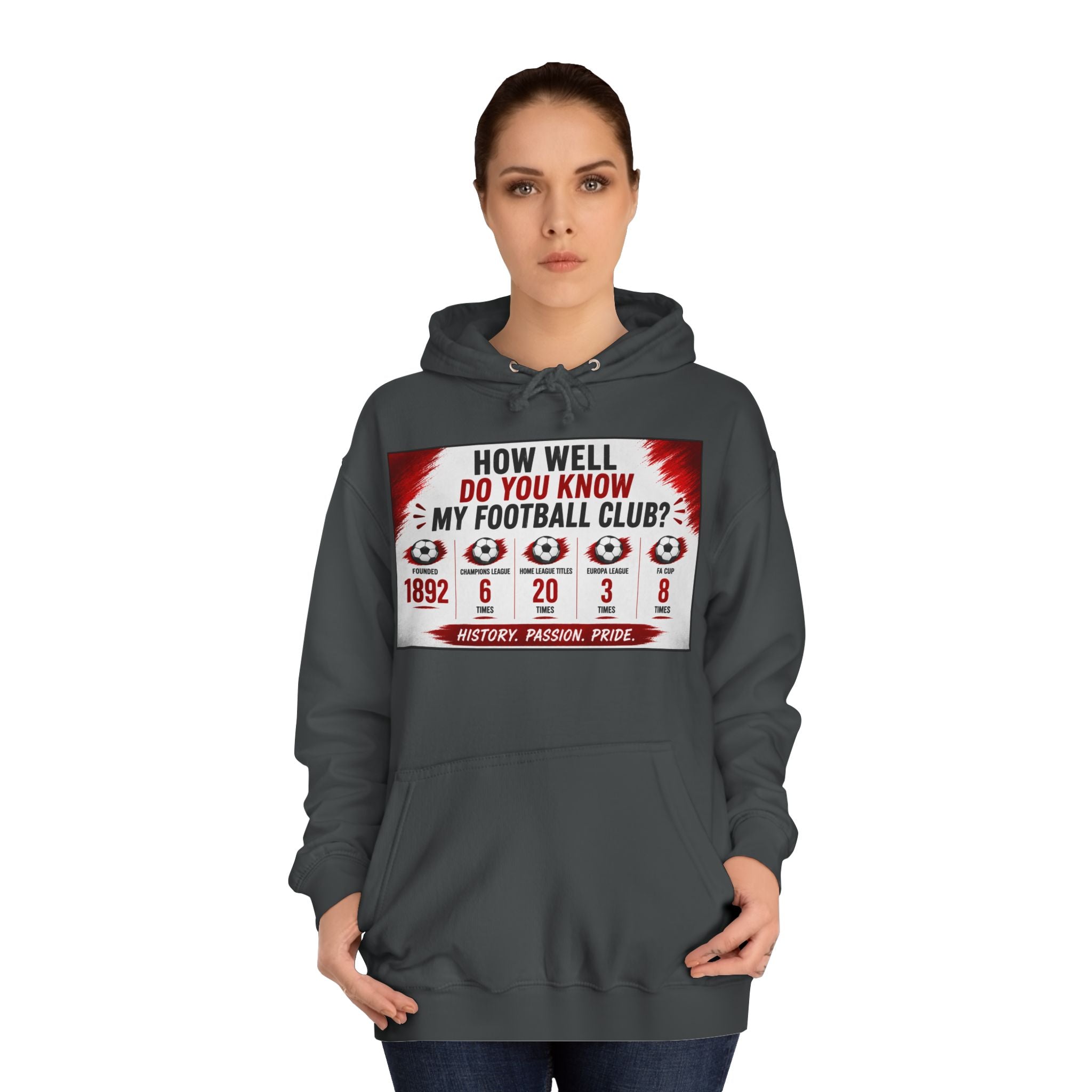 College Football Hoodie — "How Well Do You Know My Football Club?" Quiz Design