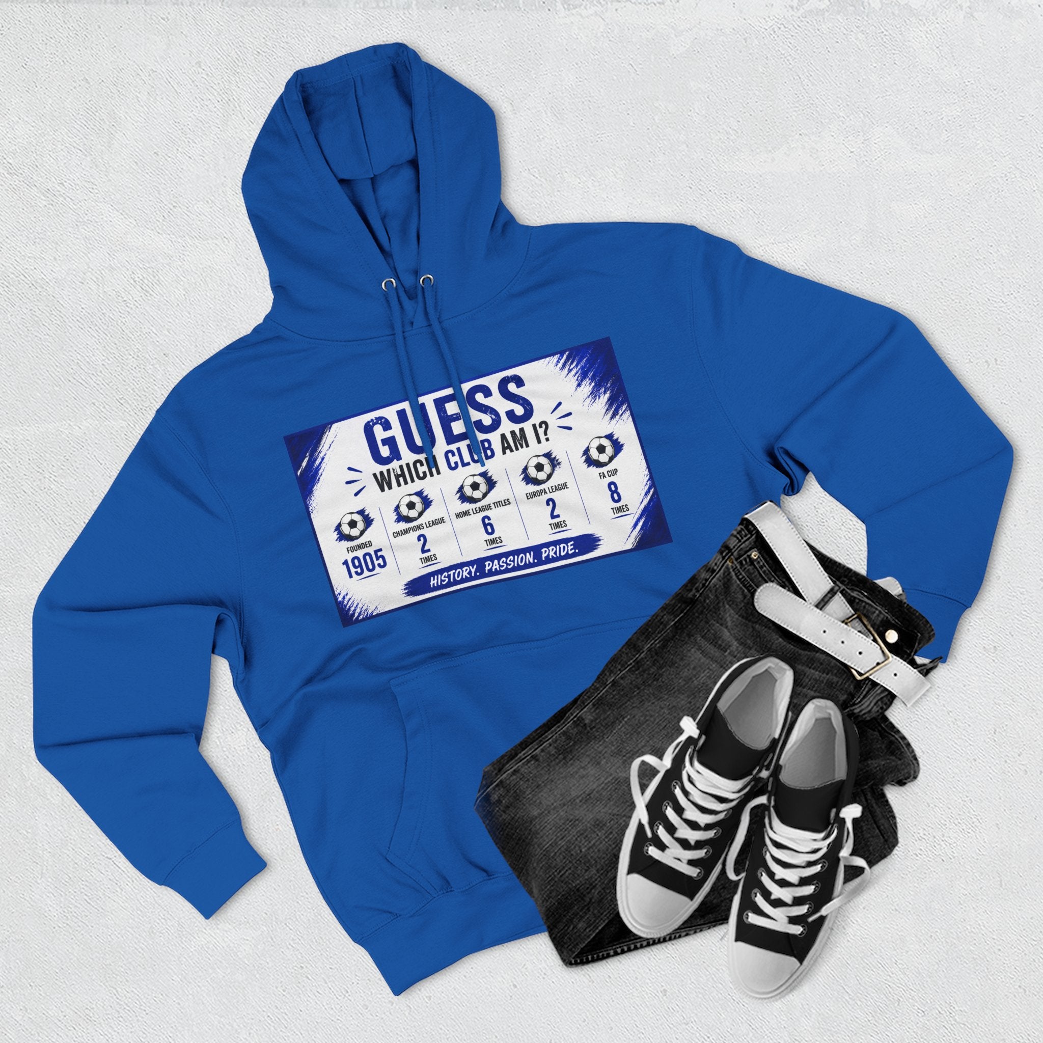 Three-Panel Fleece Hoodie