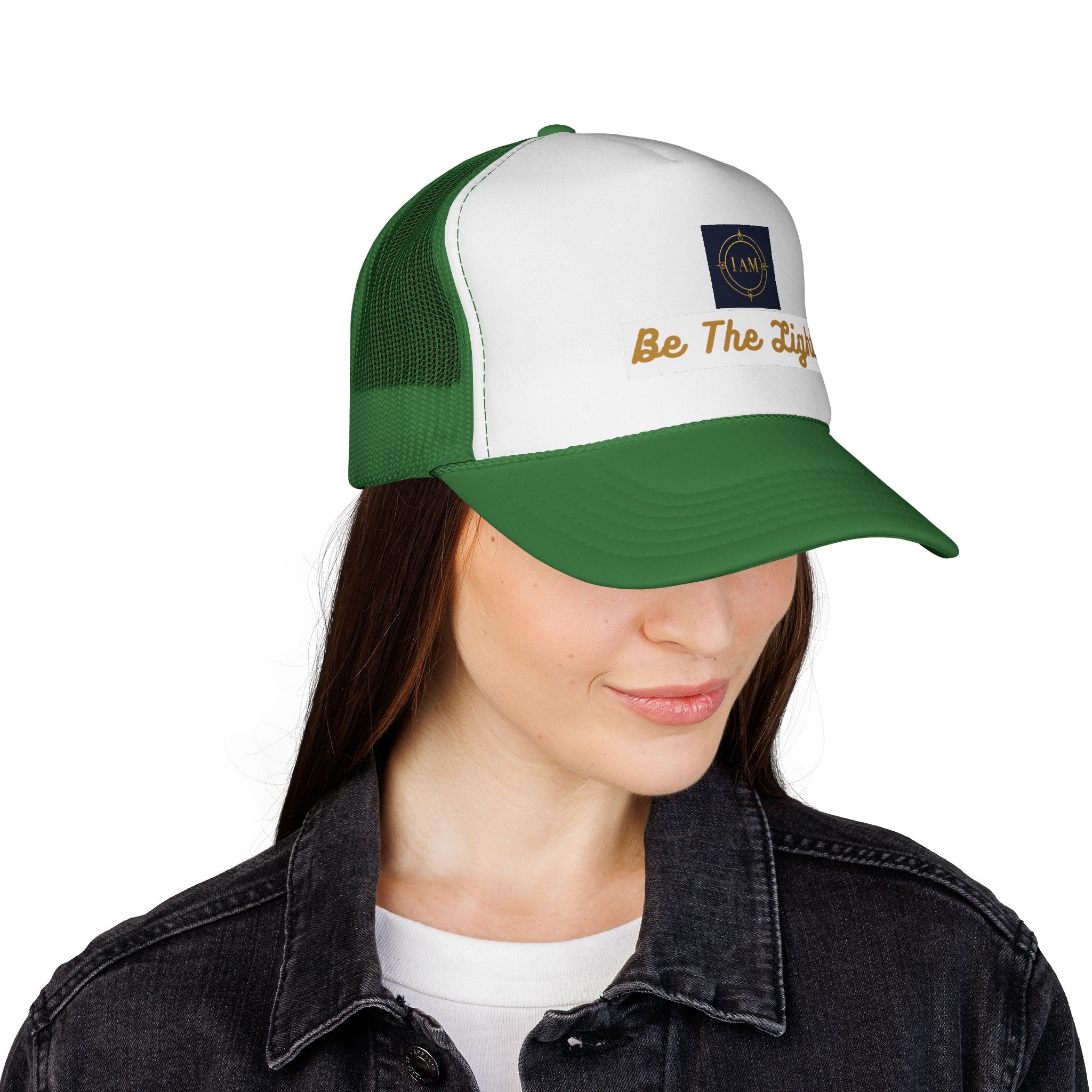 Be The Light Trucker Cap – Inspirational Mesh Baseball Hat