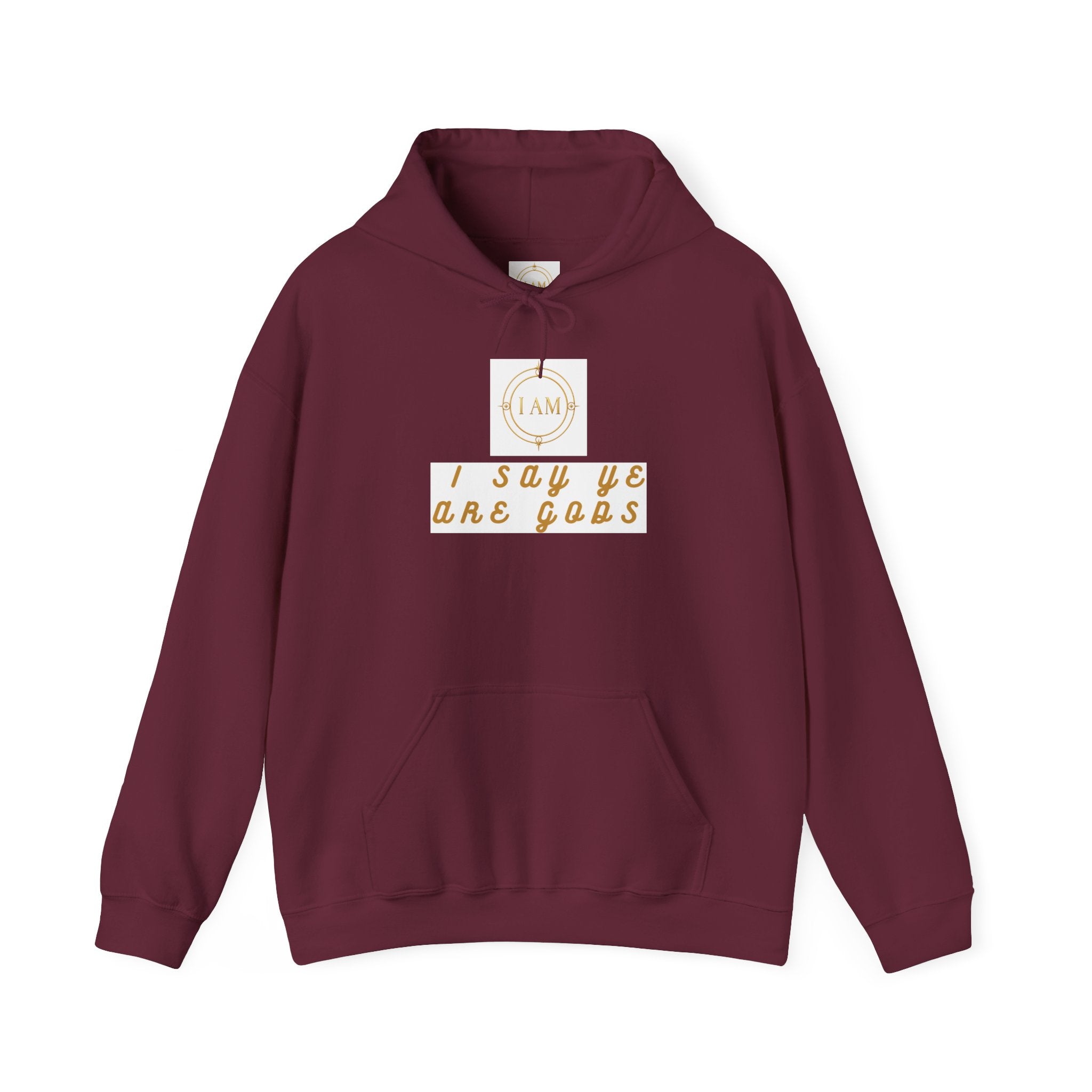 Midweight hooded Unisex sweatshirt
