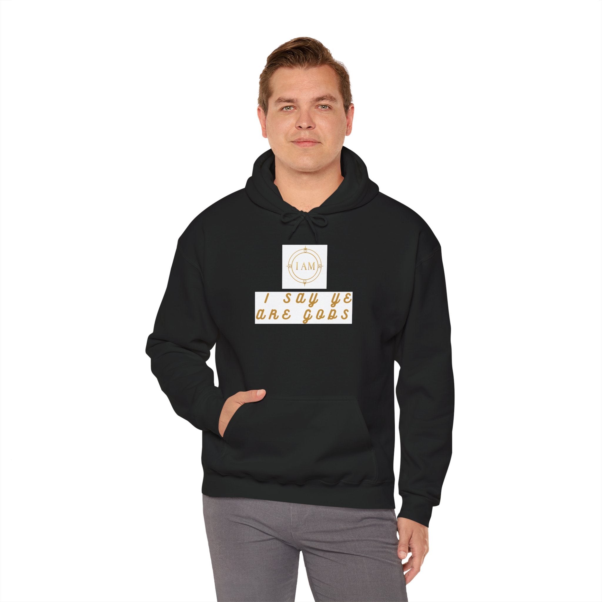 Midweight hooded Unisex sweatshirt
