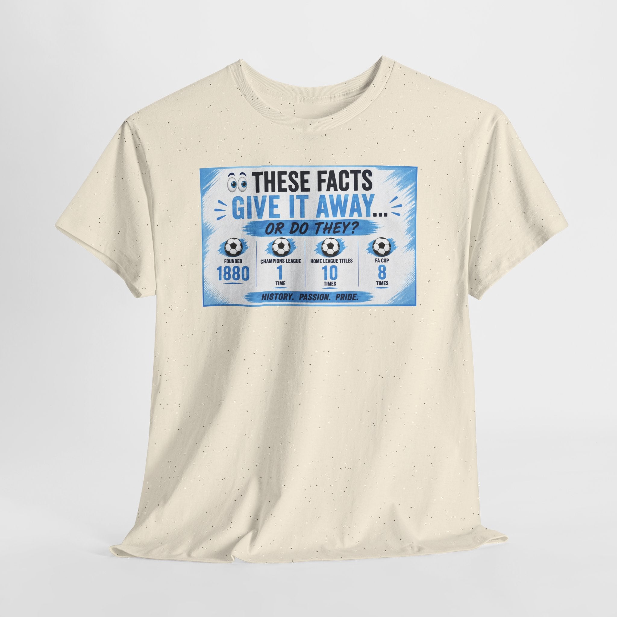 T-Shirt — “These Facts Give It Away… Or Do They?” Infographic Tee