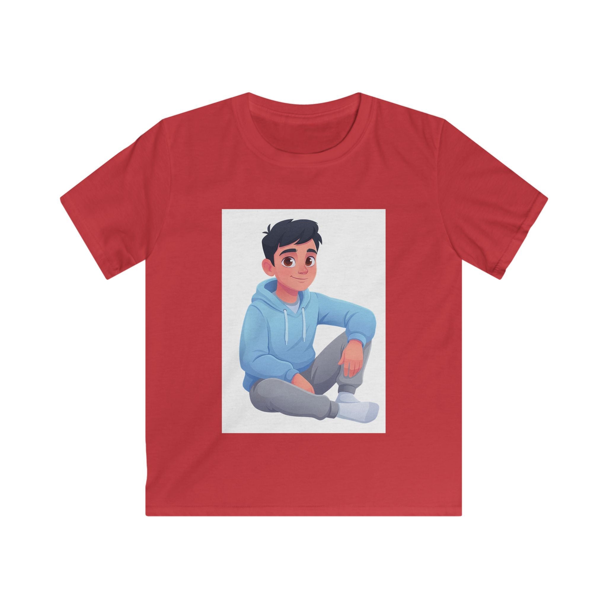 Kids Tee — Courageous Boy Graphic Shirt ("I Am Courageous")