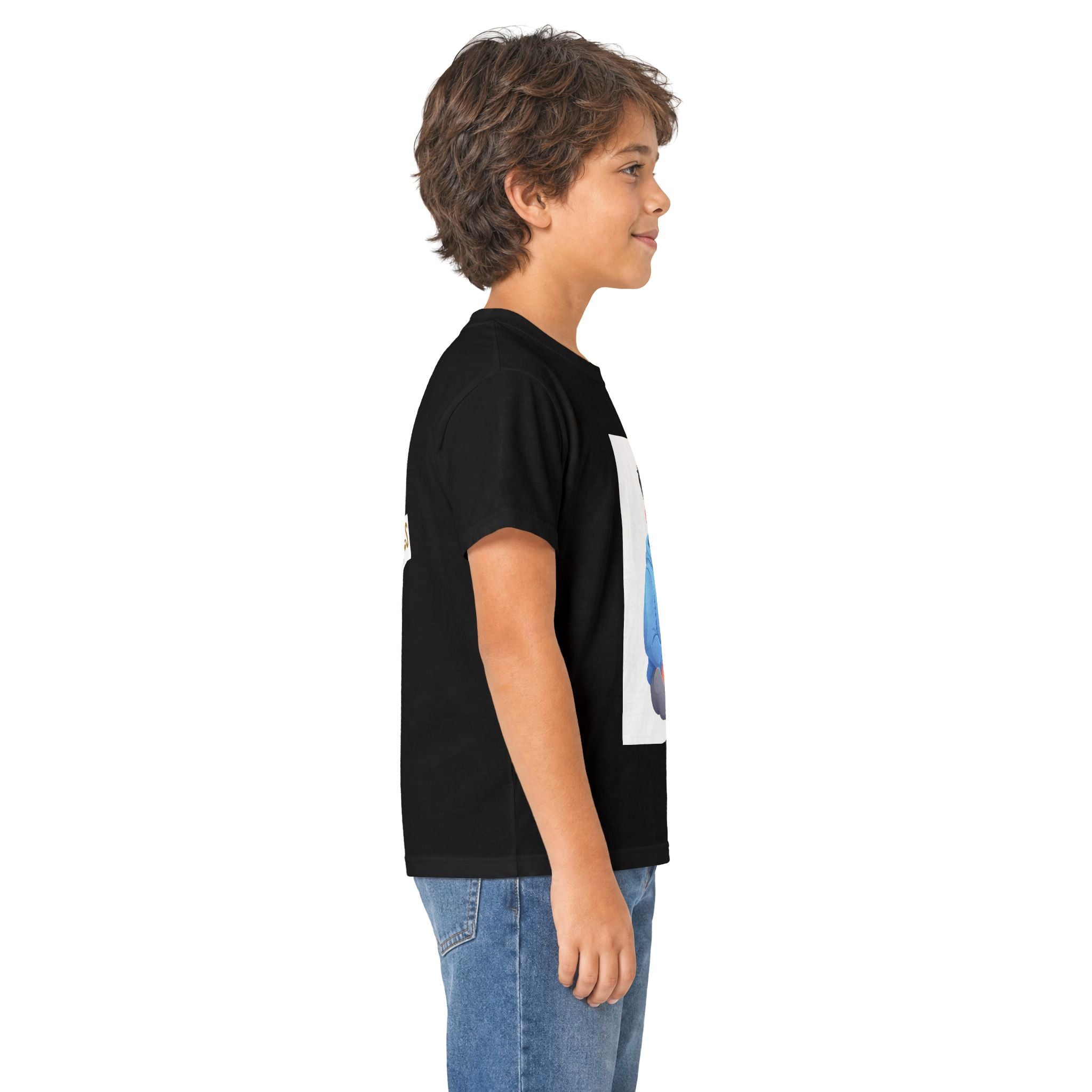Kids Tee — Courageous Boy Graphic Shirt ("I Am Courageous")