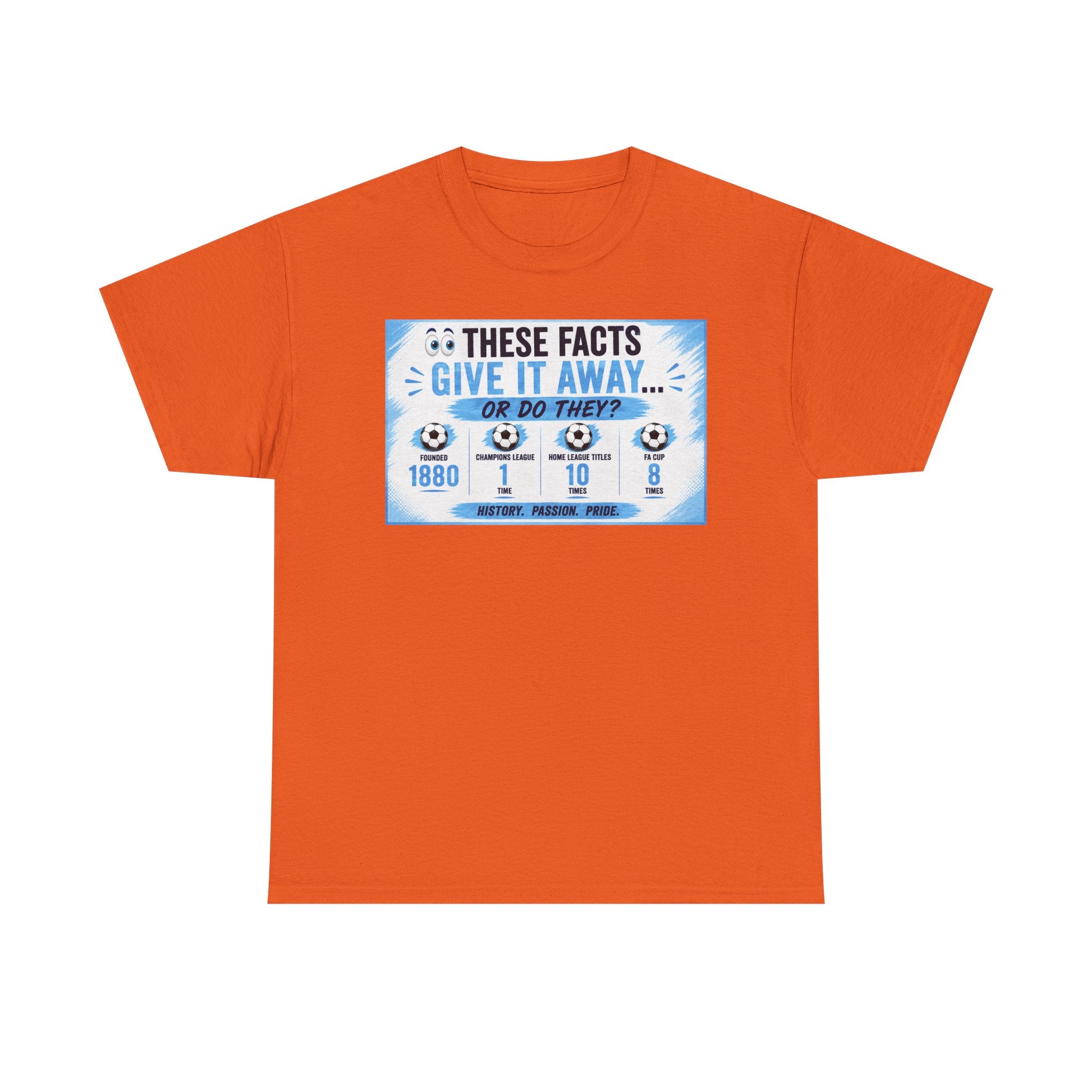 T-Shirt — “These Facts Give It Away… Or Do They?” Infographic Tee
