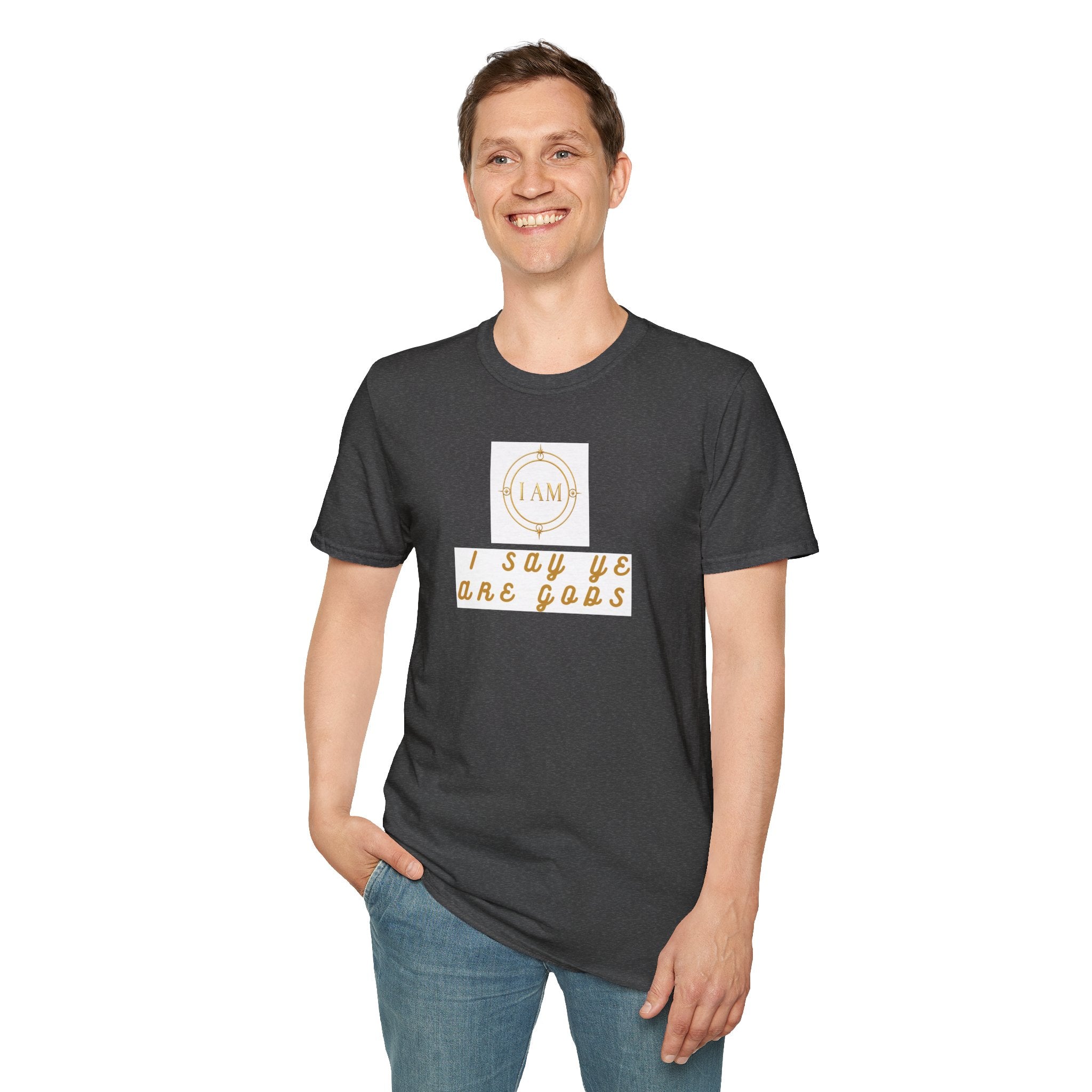 Unisex Softstyle T-Shirt — "I Say Ye Are Gods"