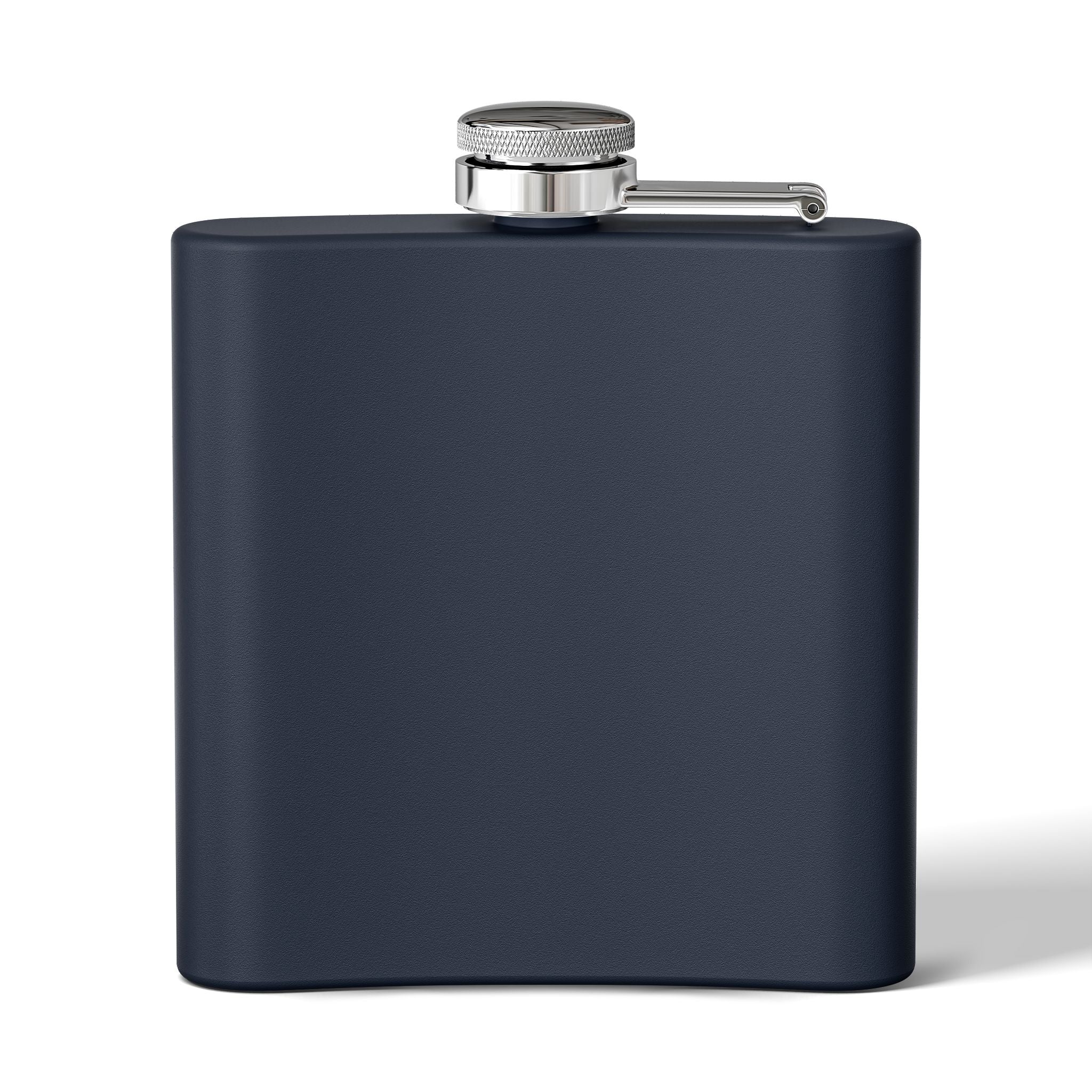 Flask — "I AM AT PEACE" Stainless Steel 6oz Hip Flask | Inspirational Calm Gift