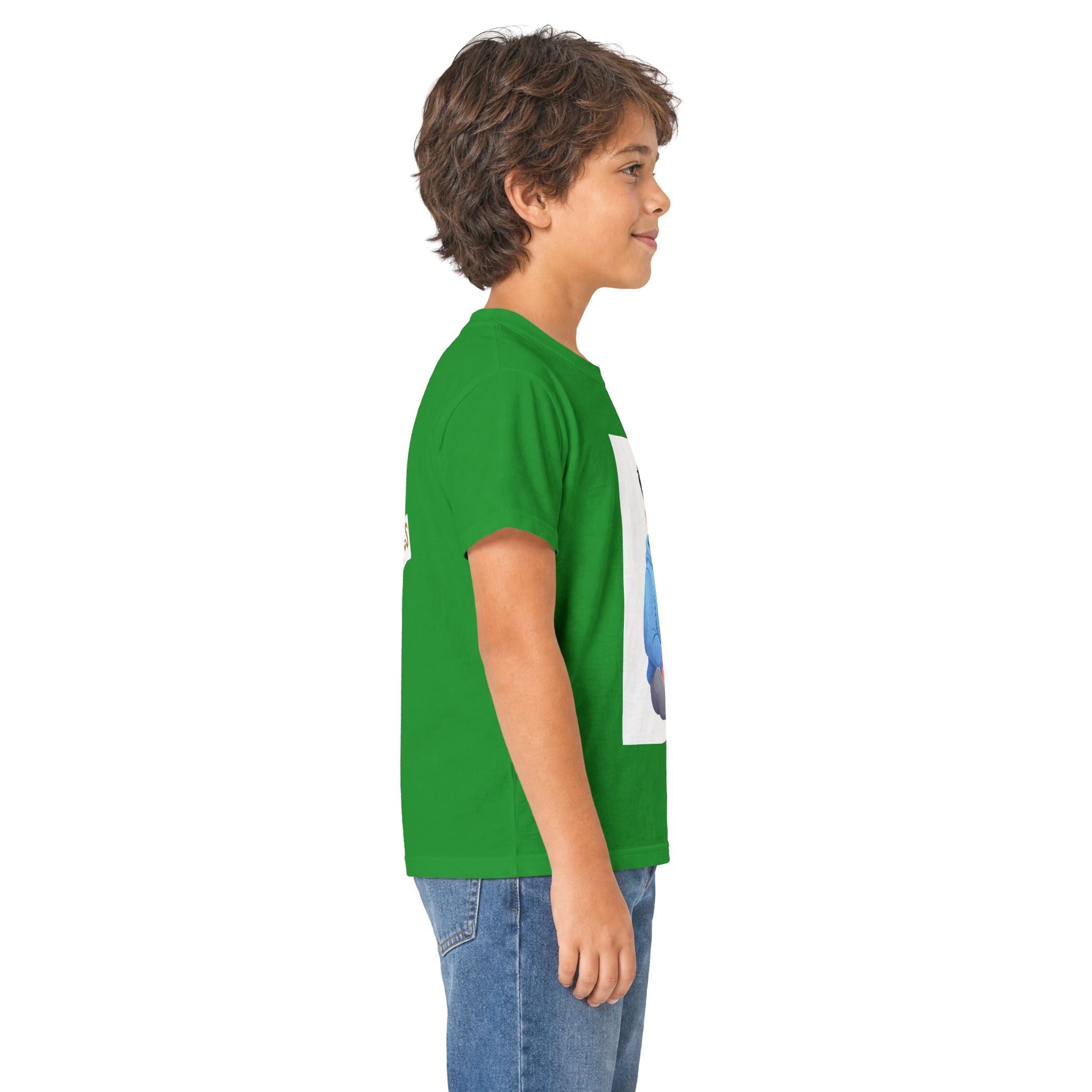 Kids Tee — Courageous Boy Graphic Shirt ("I Am Courageous")