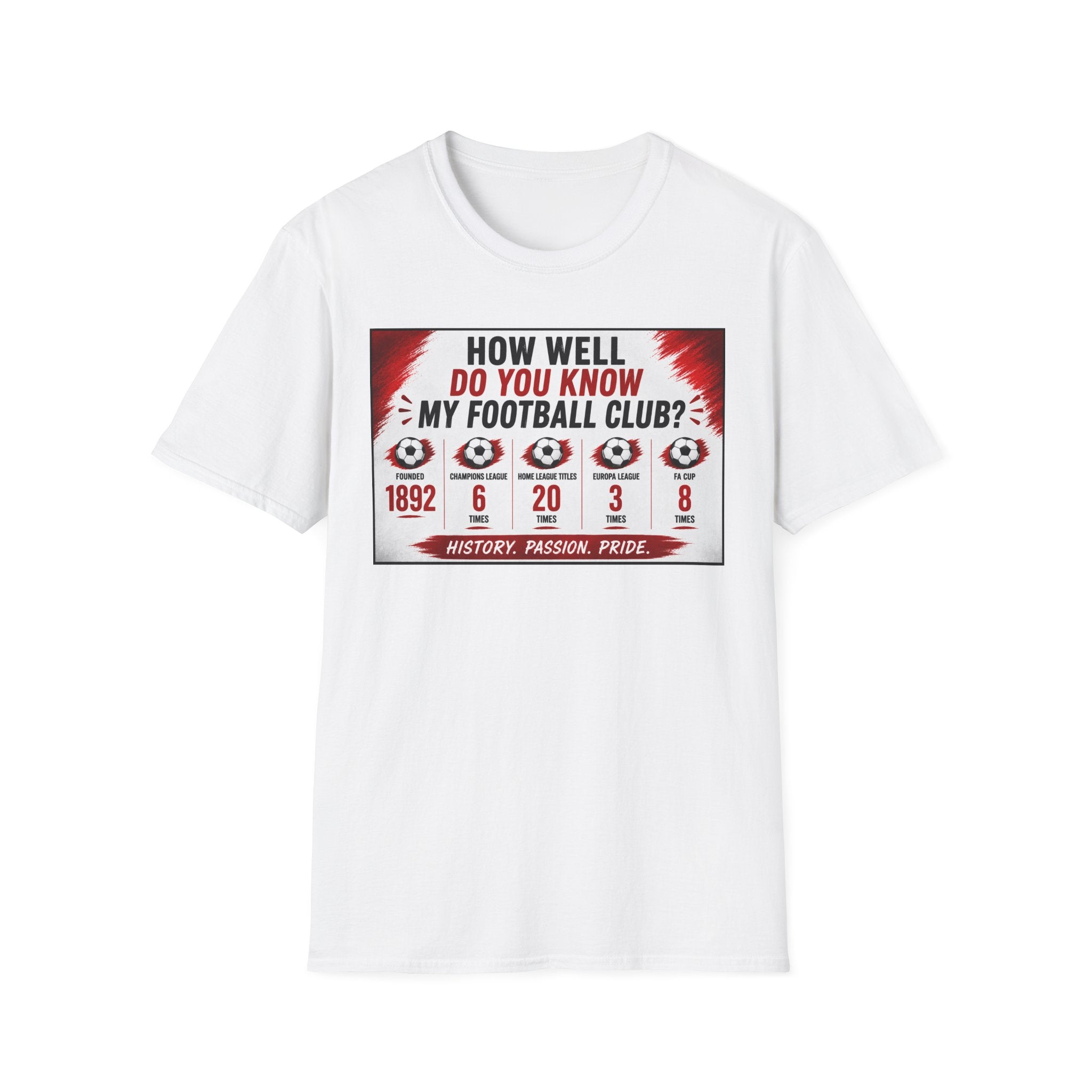 How Well Do You Know My Football Club? T-Shirt — Fan Trivia Graphic Tee