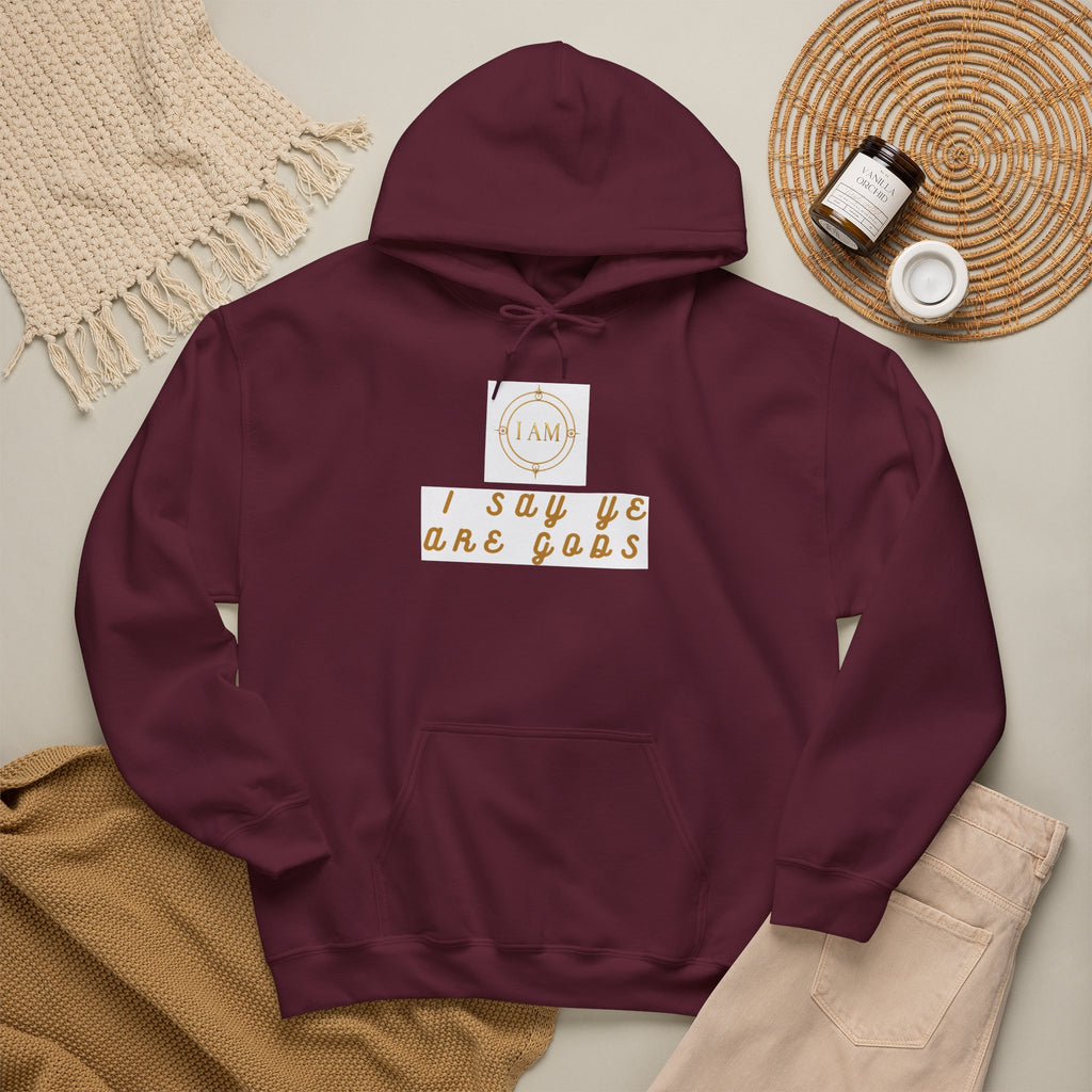 Midweight hooded Unisex sweatshirt