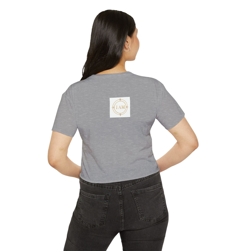 Ladies  Cropped T-shirt Top — Women's Spiritual Festival Tee