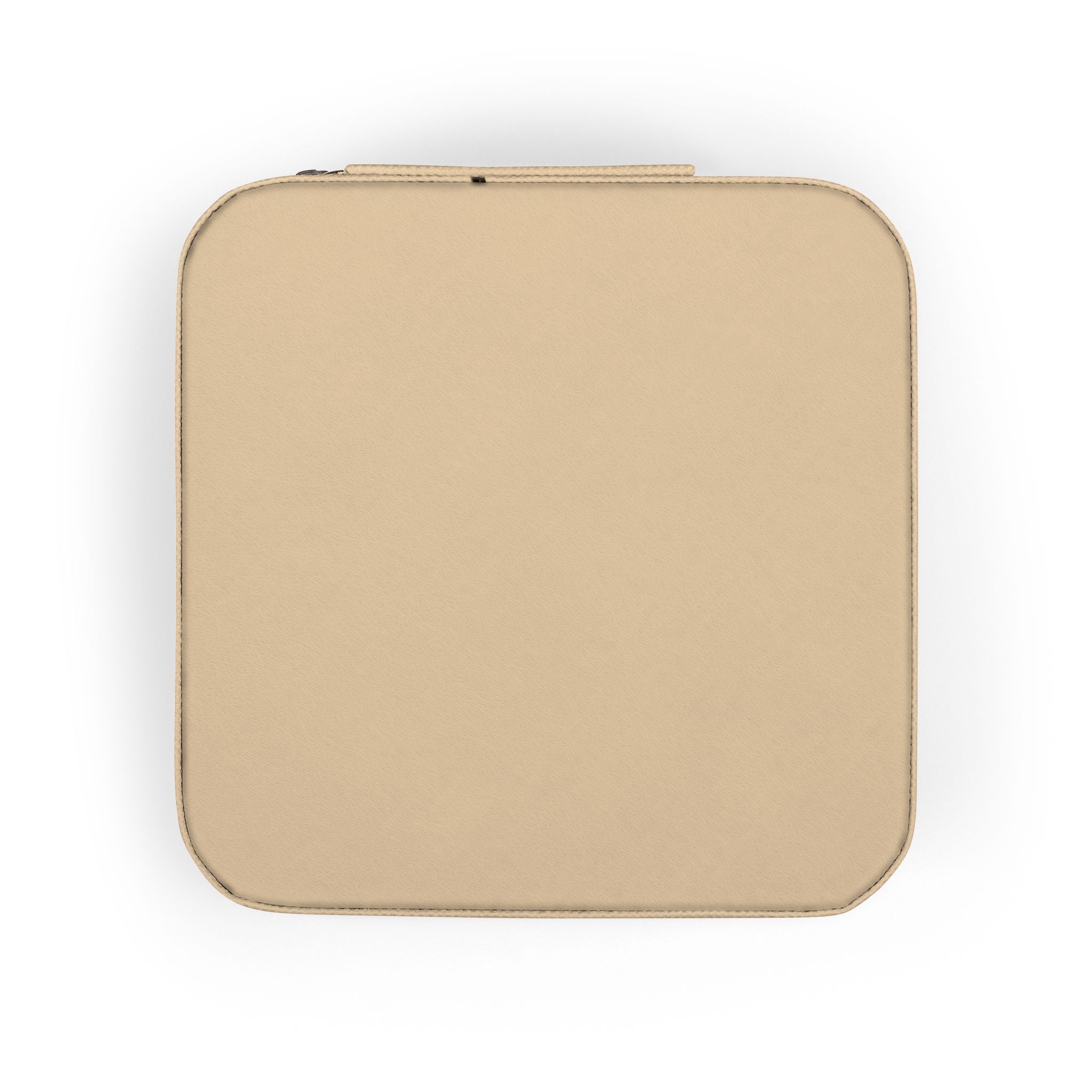 Compact Jewelry Travel Case — Portable Organizer with Ring Slots & Compartments ("Anything Ends Everything")