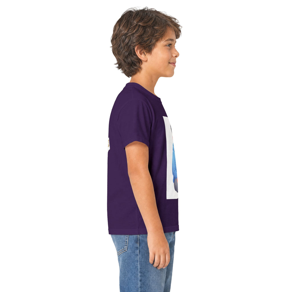 Kids Tee — Courageous Boy Graphic Shirt ("I Am Courageous")