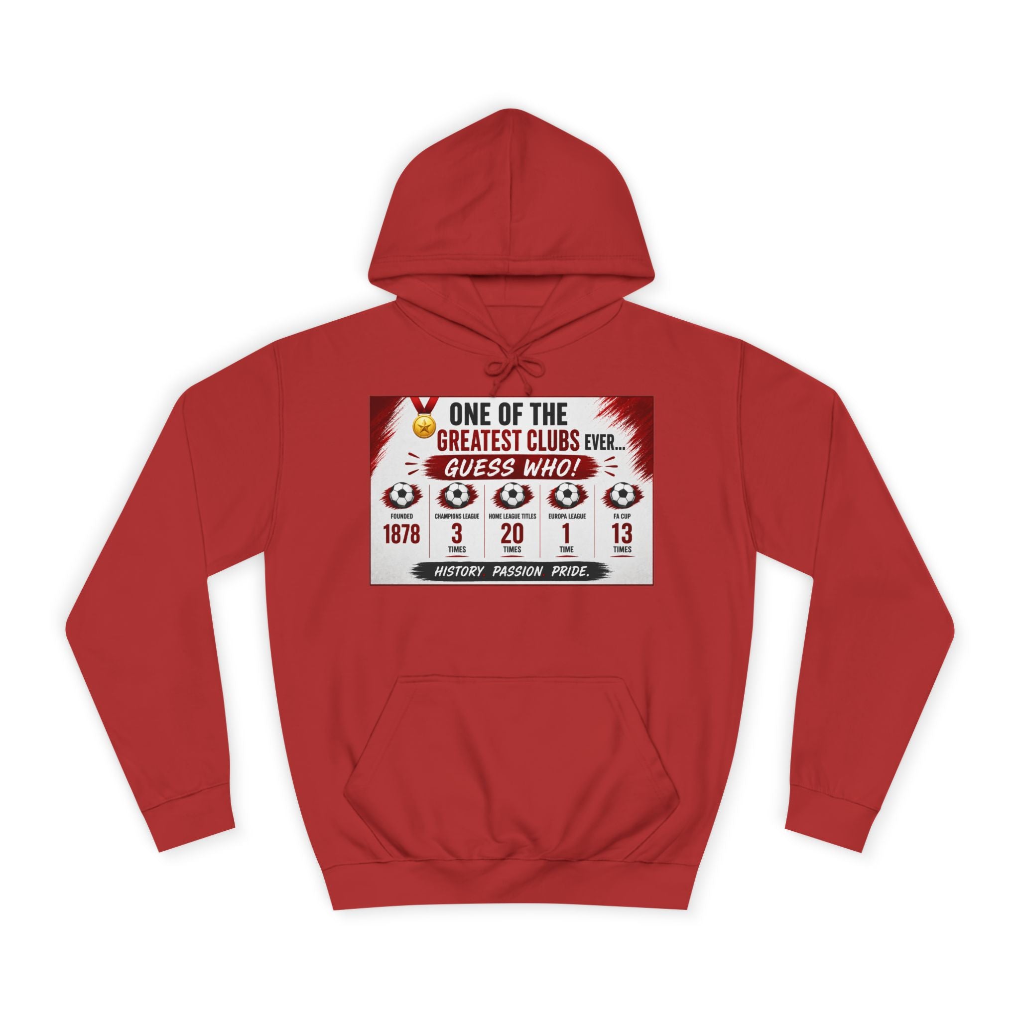 College Hoodie — "One of the Greatest Clubs Ever" Vintage Sports Graphic