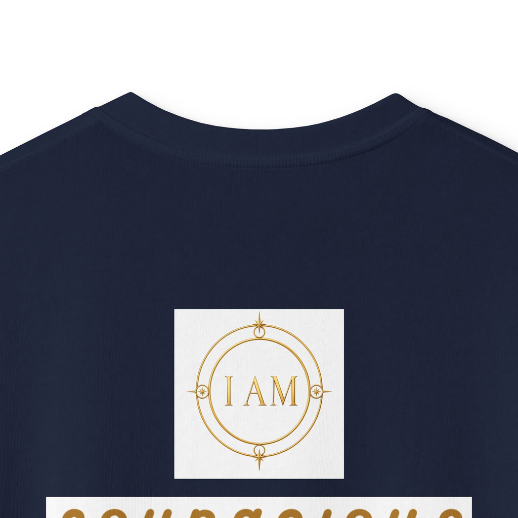 Kids Tee — Courageous Boy Graphic Shirt ("I Am Courageous")