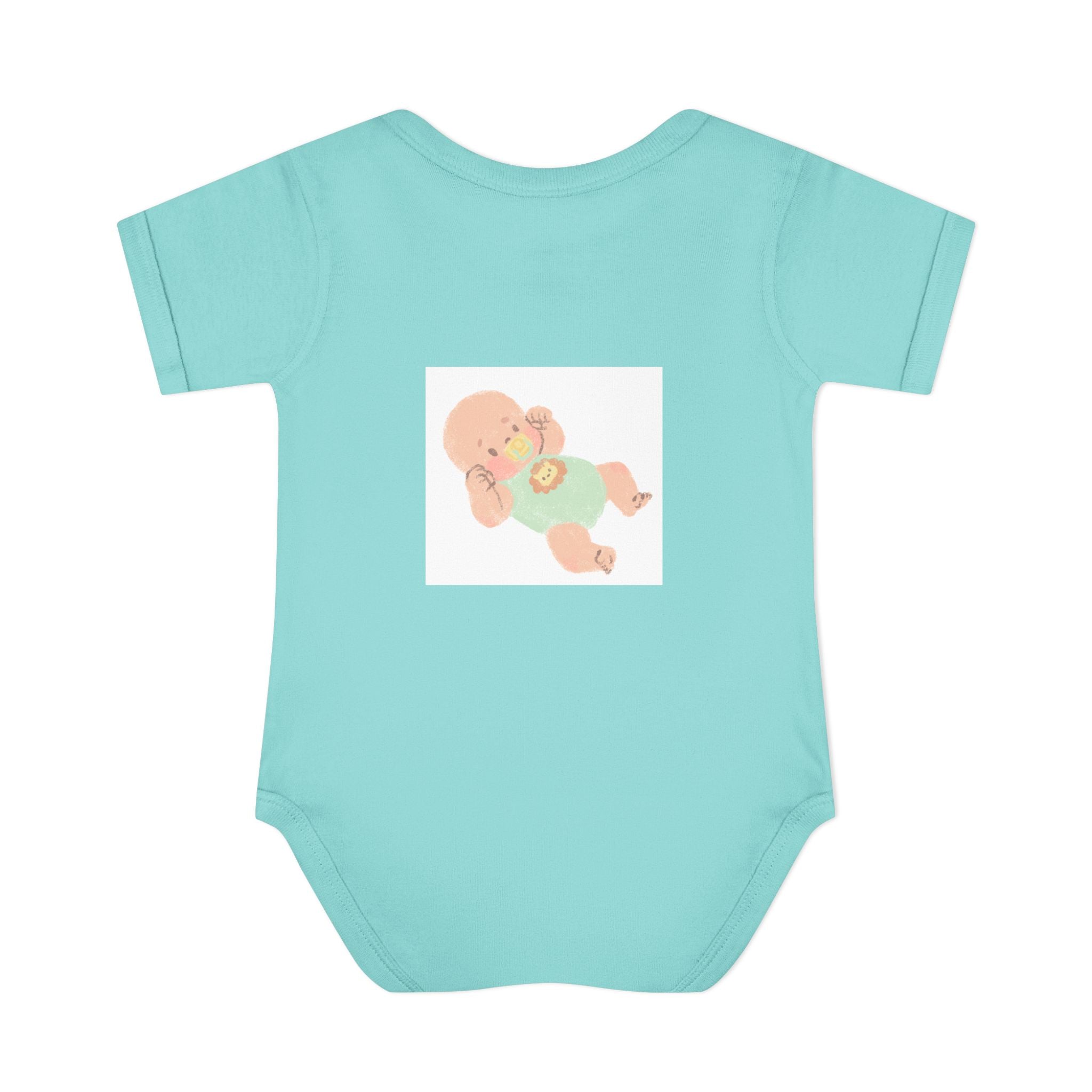 Luminous Baby Bodysuit — Cute Sleeping Infant Graphic Onesie