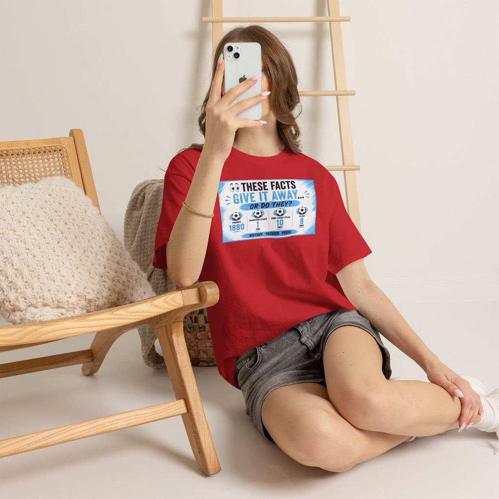 T-Shirt — “These Facts Give It Away… Or Do They?” Infographic Tee