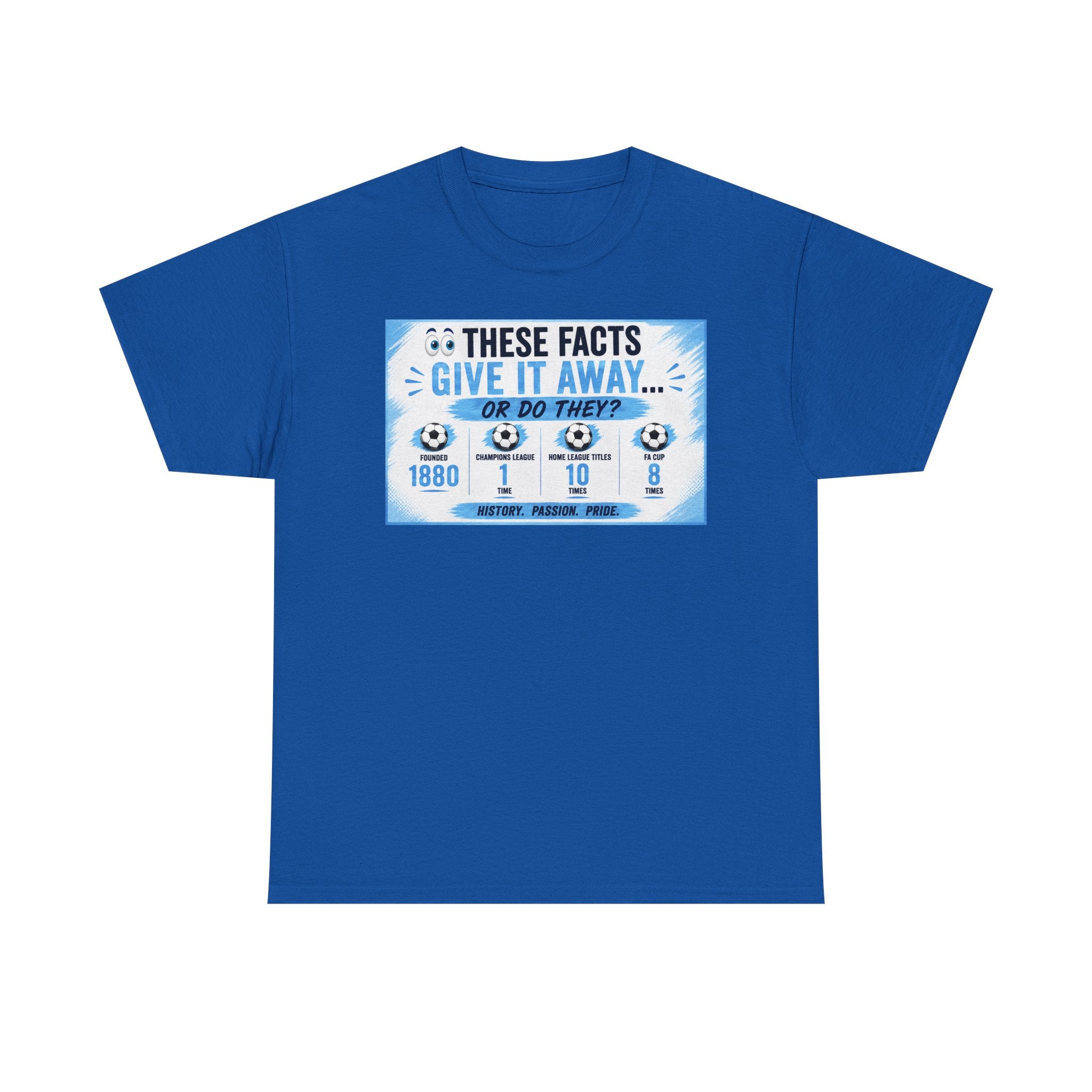 T-Shirt — “These Facts Give It Away… Or Do They?” Infographic Tee