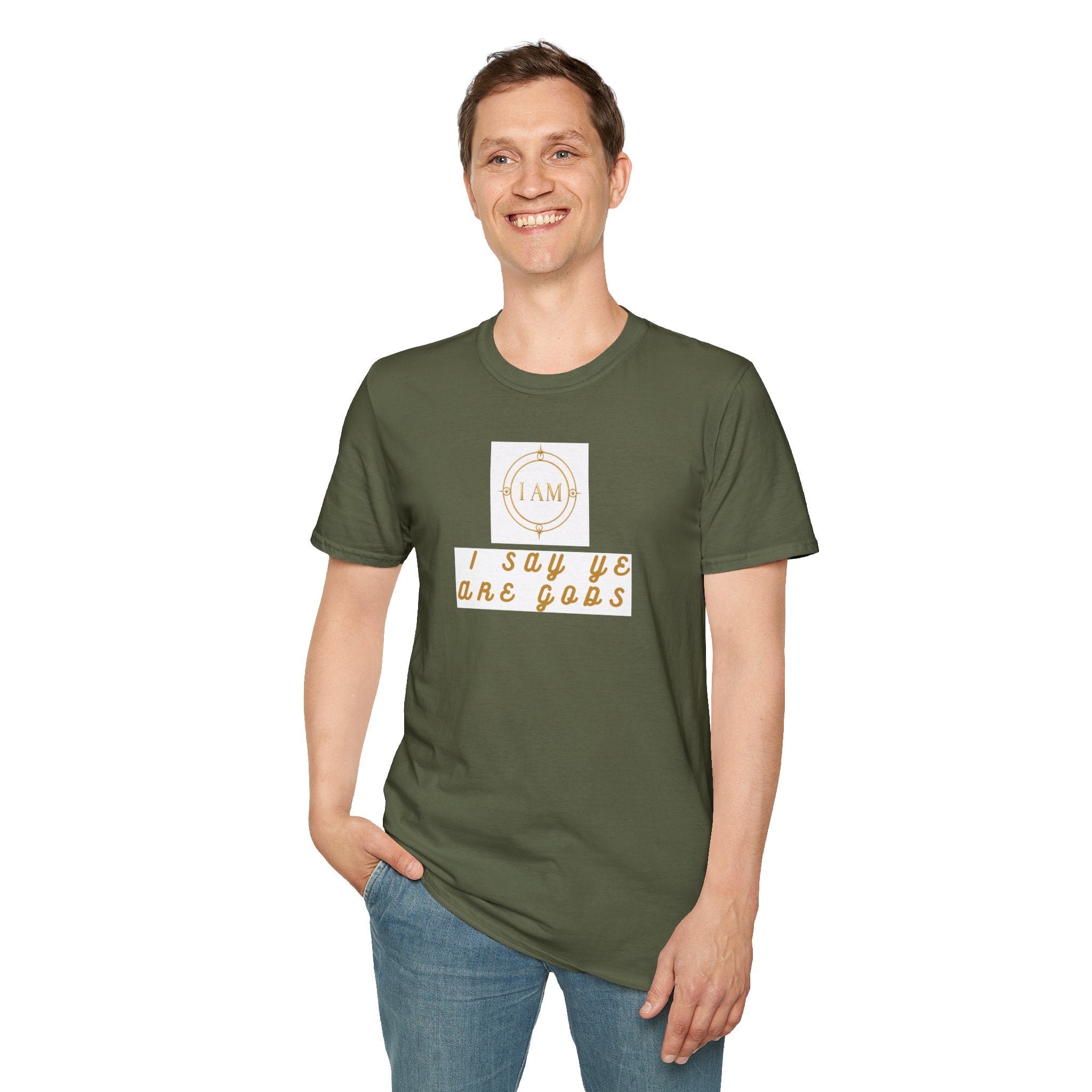 Unisex Softstyle T-Shirt — "I Say Ye Are Gods"