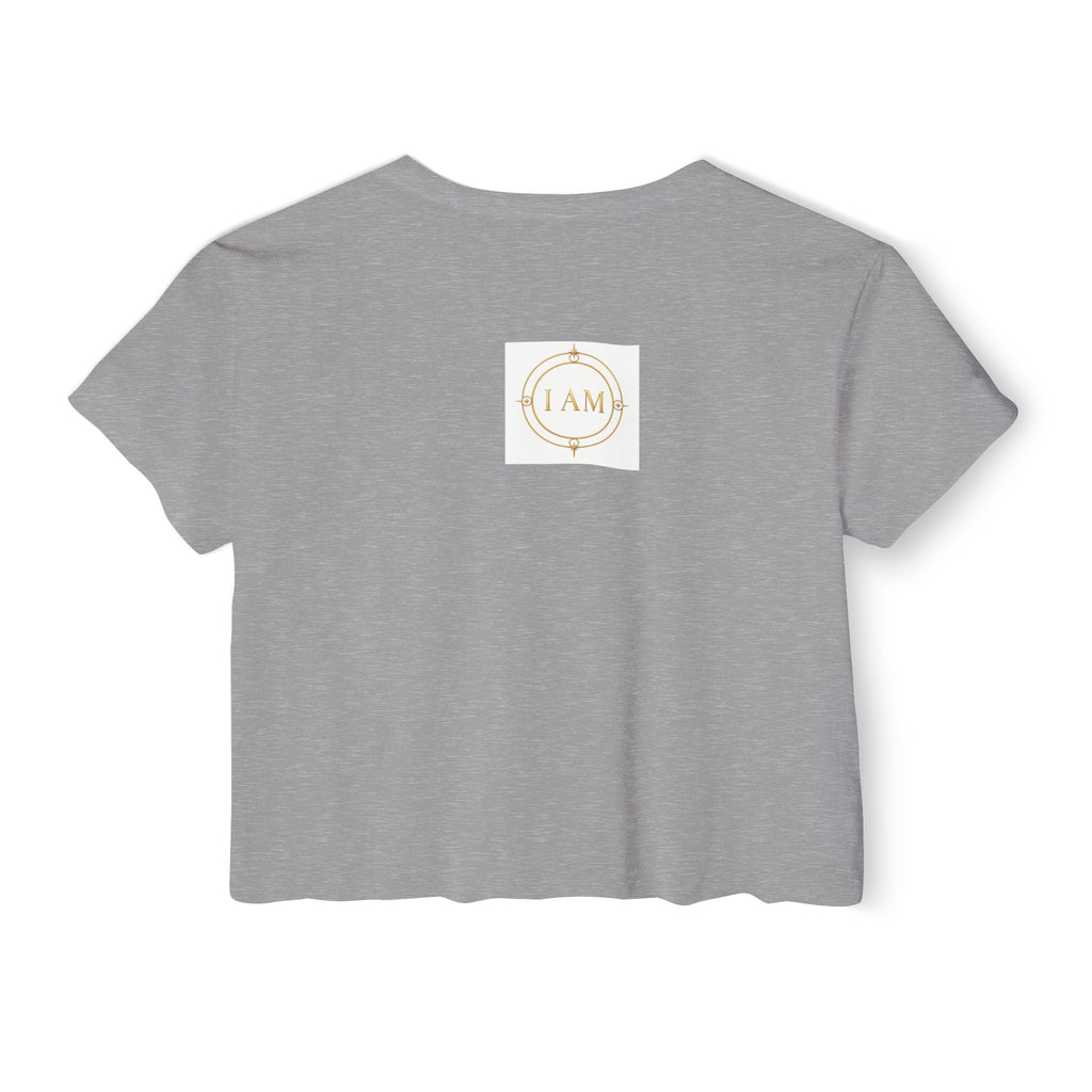 Ladies  Cropped T-shirt Top — Women's Spiritual Festival Tee