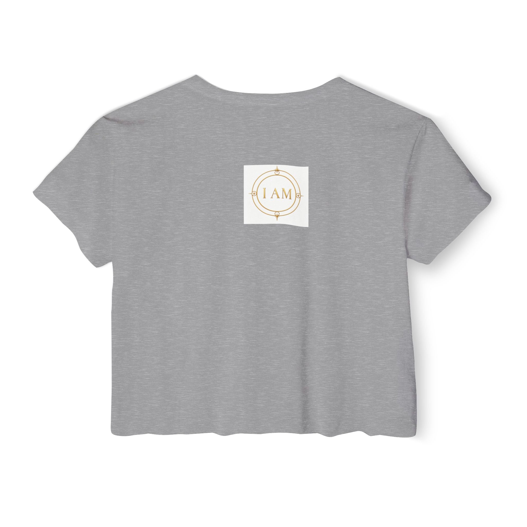 Ladies  Cropped T-shirt Top — Women's Spiritual Festival Tee