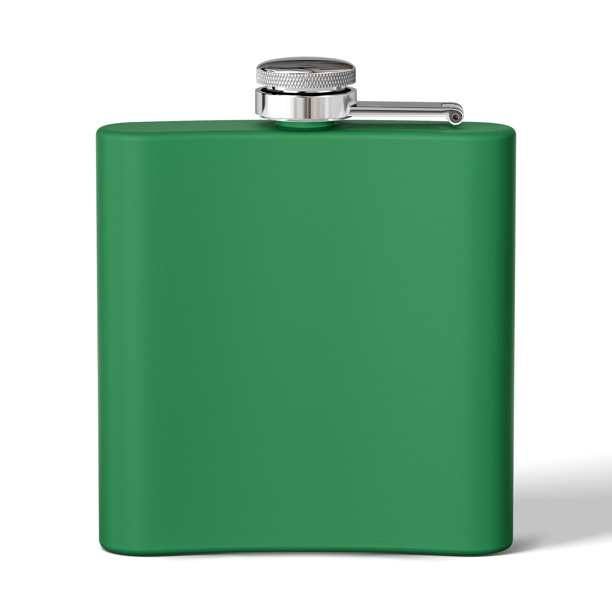 Flask — "I AM AT PEACE" Stainless Steel 6oz Hip Flask | Inspirational Calm Gift
