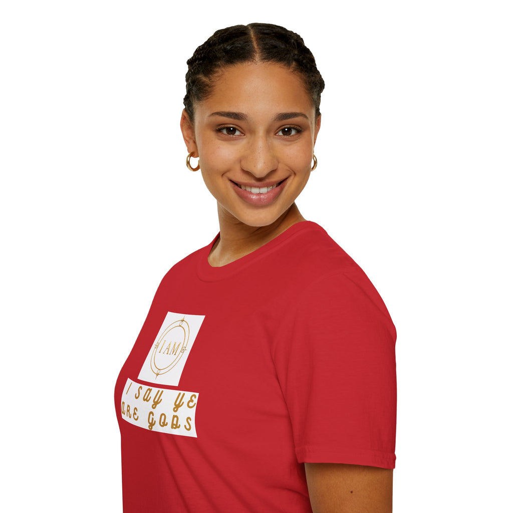 Unisex Softstyle T-Shirt — "I Say Ye Are Gods"