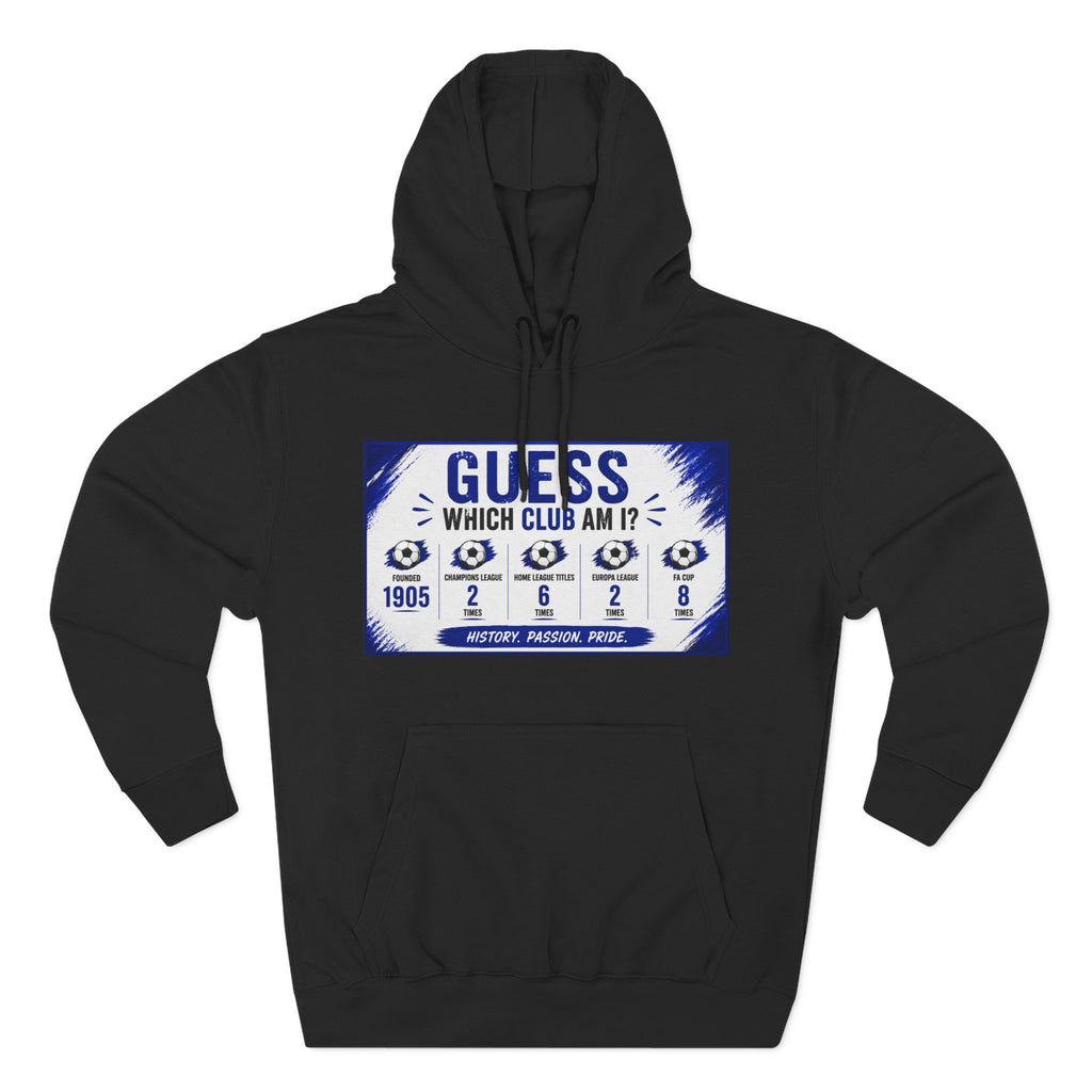 Three-Panel Fleece Hoodie