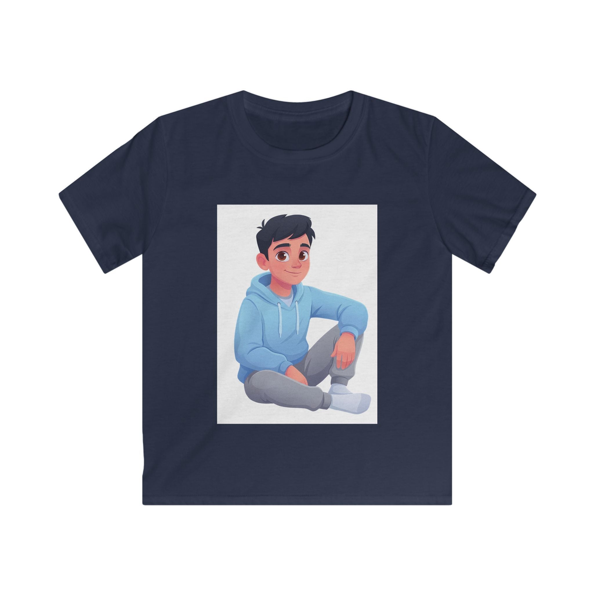 Kids Tee — Courageous Boy Graphic Shirt ("I Am Courageous")