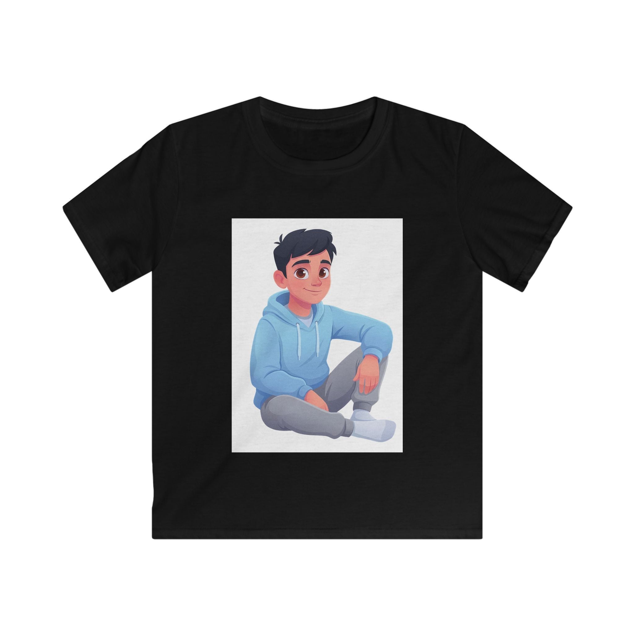 Kids Tee — Courageous Boy Graphic Shirt ("I Am Courageous")