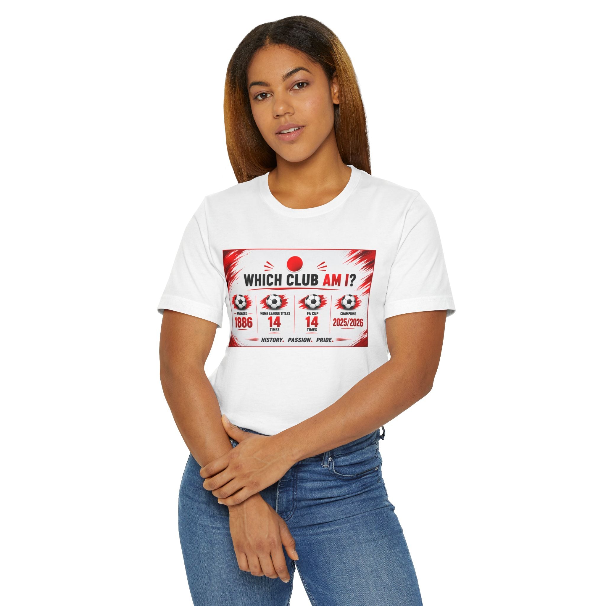 Which Club Am I? Soccer Trivia T-Shirt — Football Fan Quiz Tee