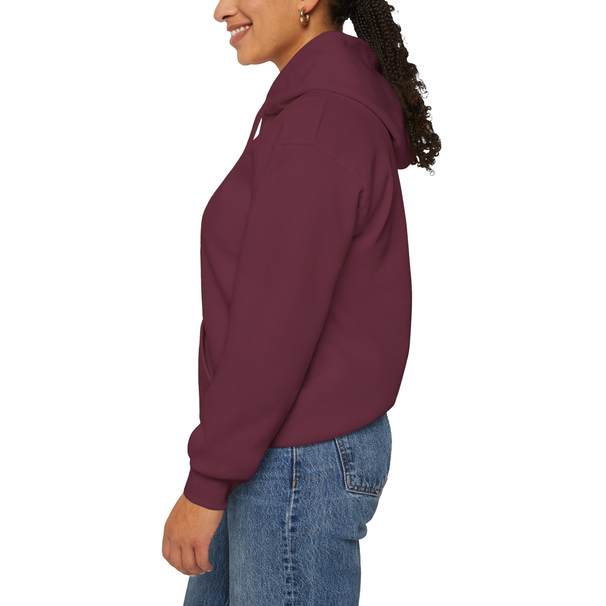 Midweight hooded Unisex sweatshirt
