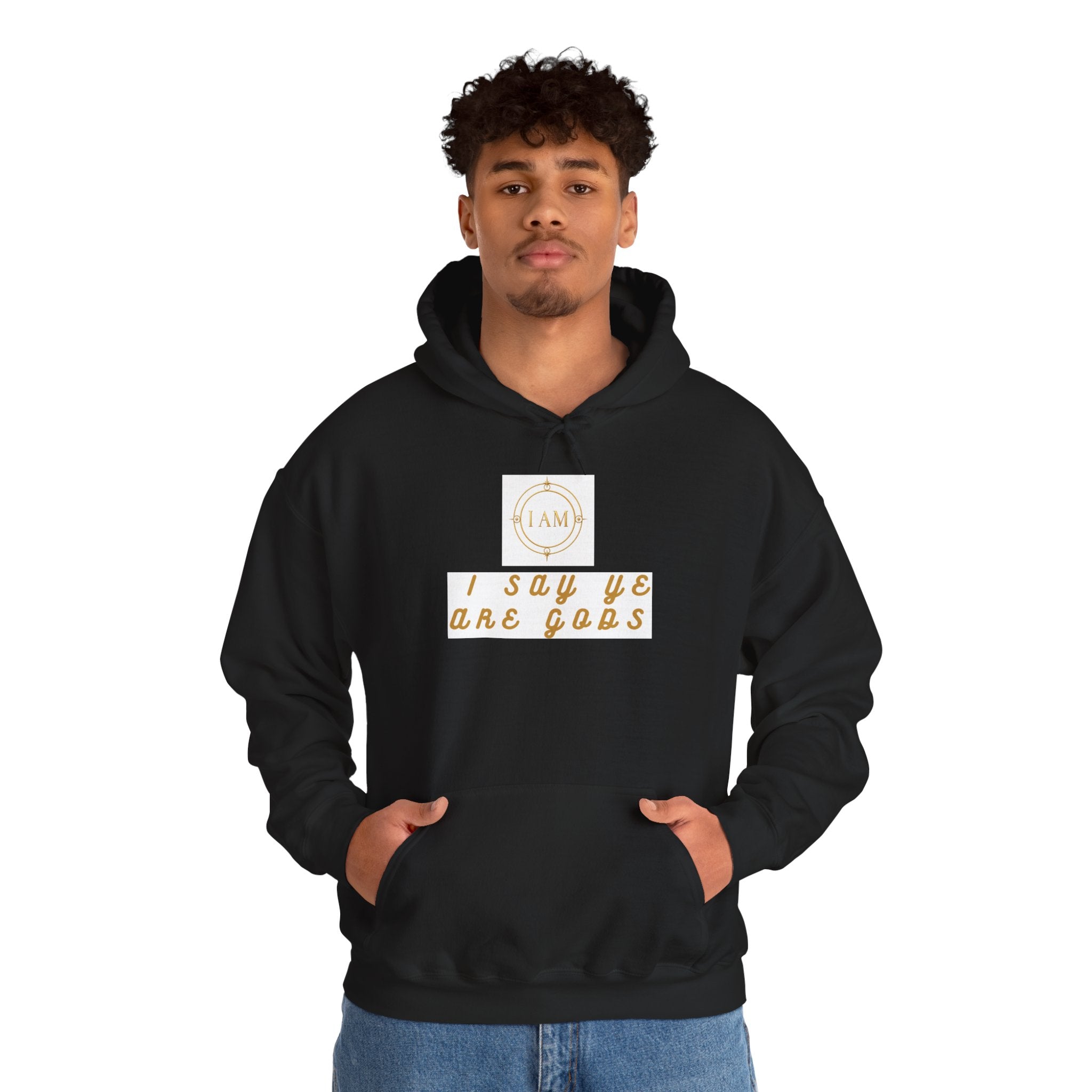 Midweight hooded Unisex sweatshirt