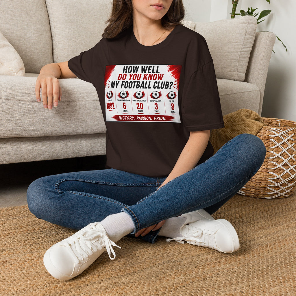 How Well Do You Know My Football Club? T-Shirt — Fan Trivia Graphic Tee