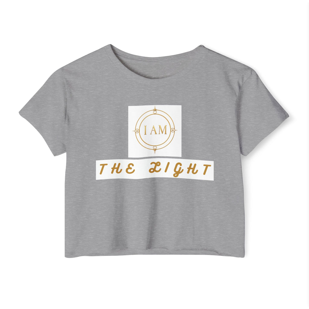 Ladies  Cropped T-shirt Top — Women's Spiritual Festival Tee