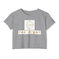 Ladies  Cropped T-shirt Top — Women's Spiritual Festival Tee