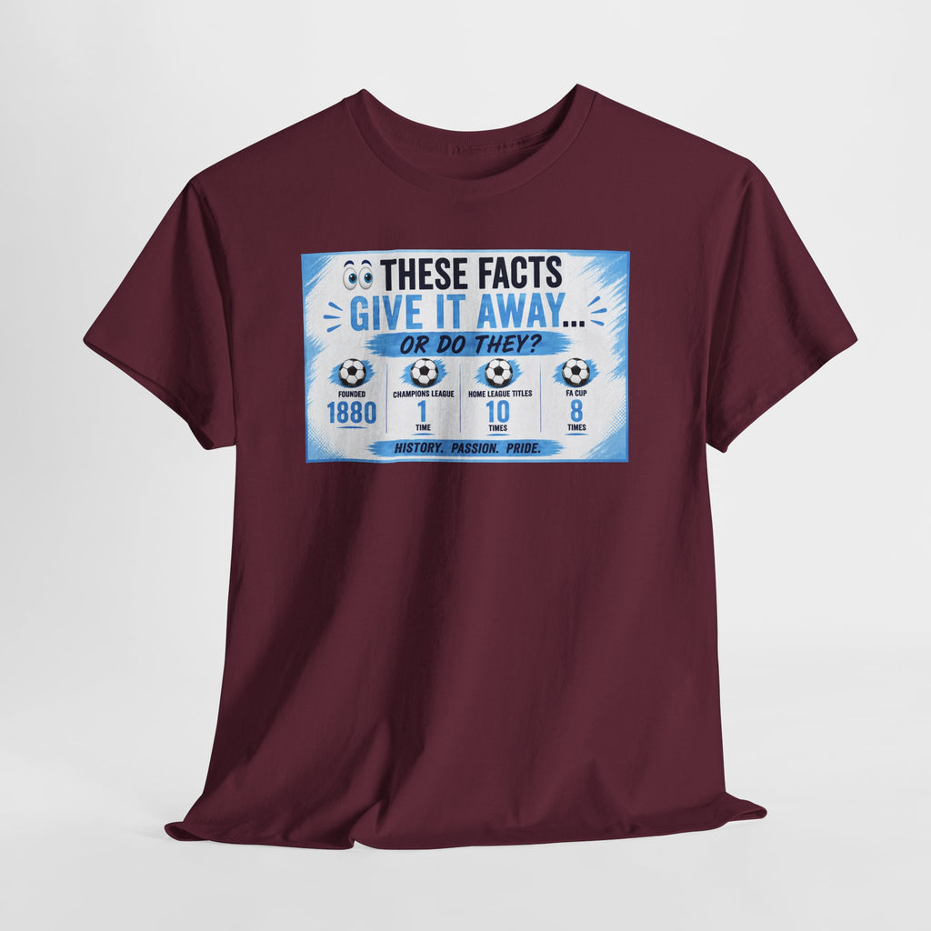 T-Shirt — “These Facts Give It Away… Or Do They?” Infographic Tee