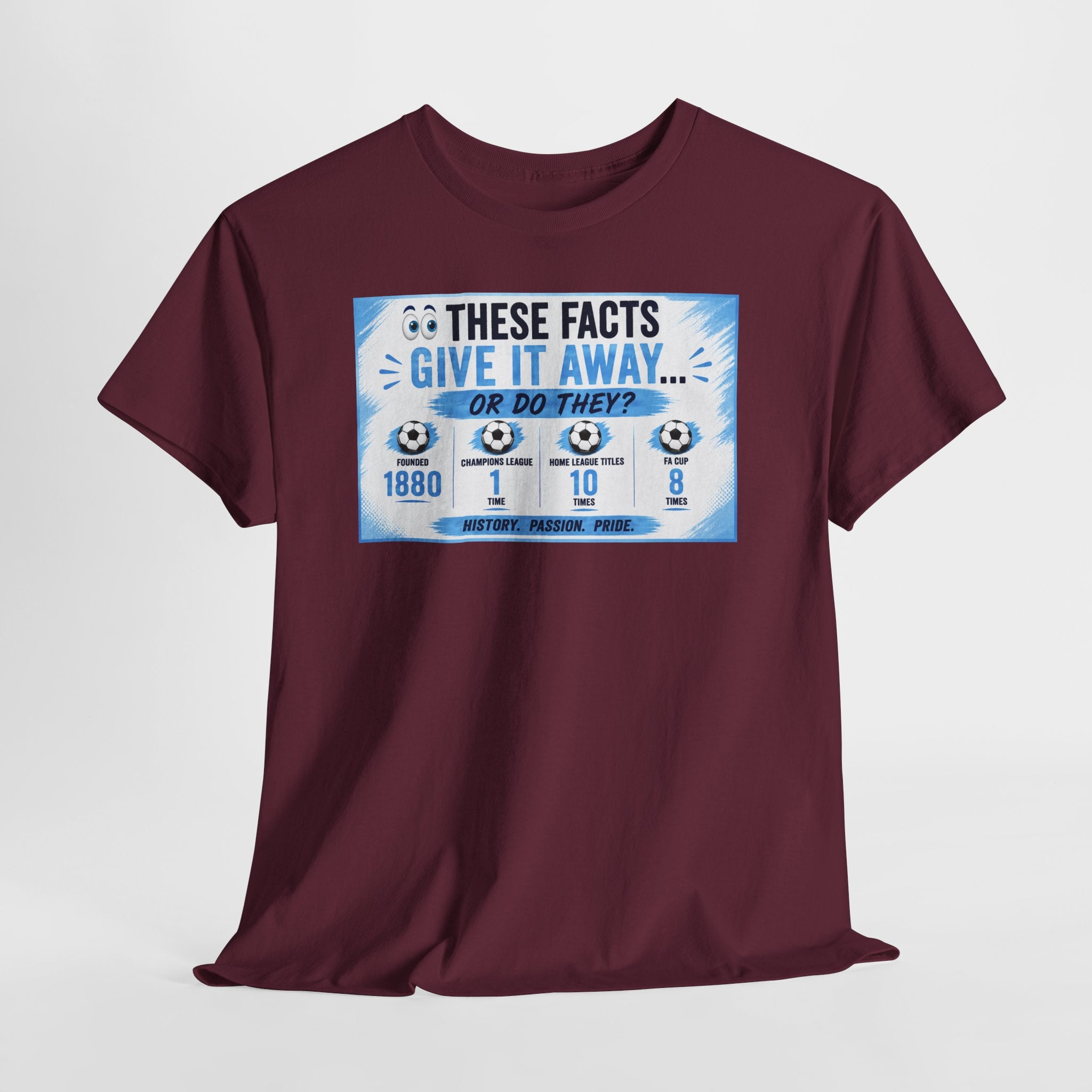 T-Shirt — “These Facts Give It Away… Or Do They?” Infographic Tee