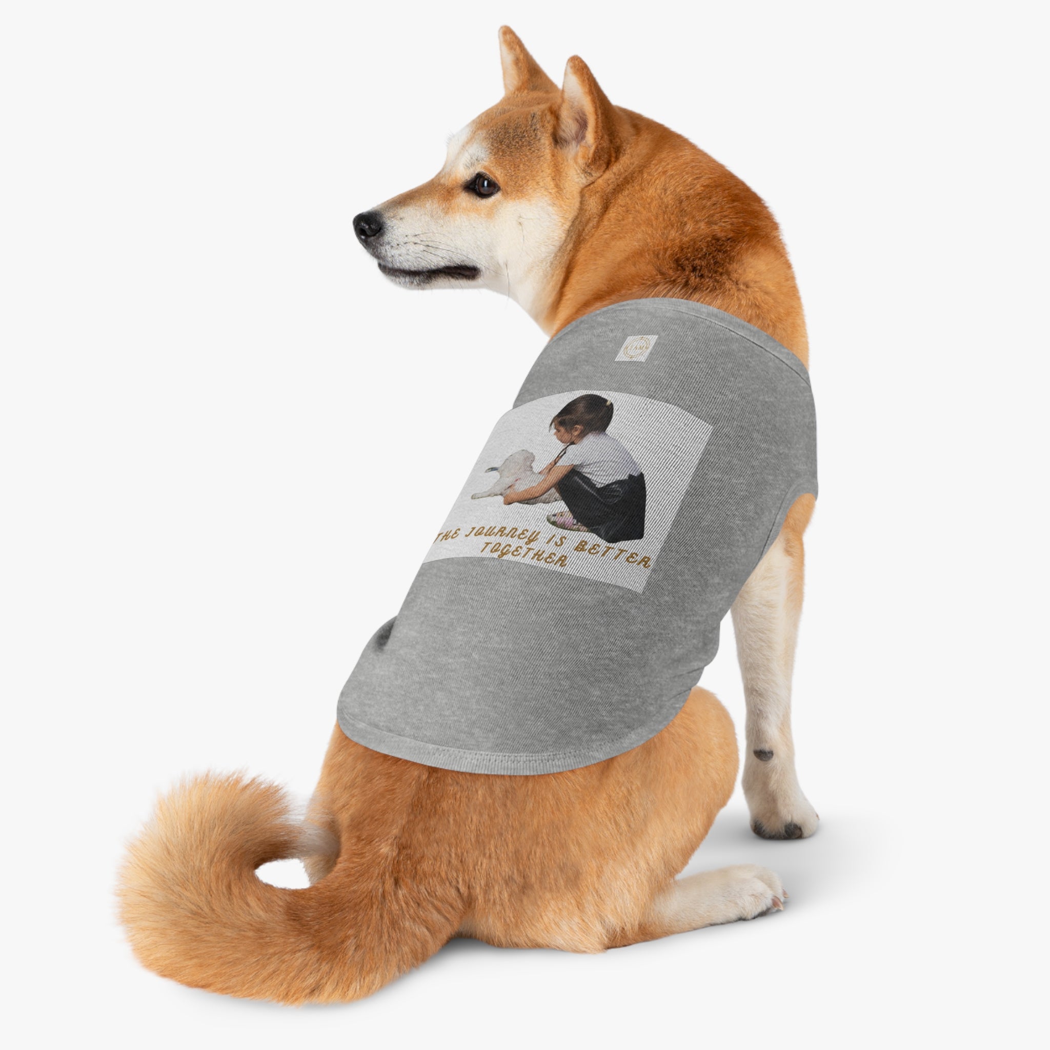 Pet Tank Top - 'The Journey Is Better Together' Dog Tee
