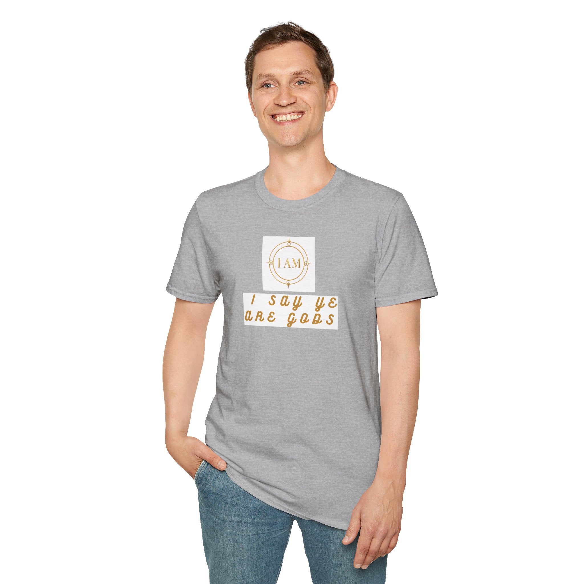 Unisex Softstyle T-Shirt — "I Say Ye Are Gods"