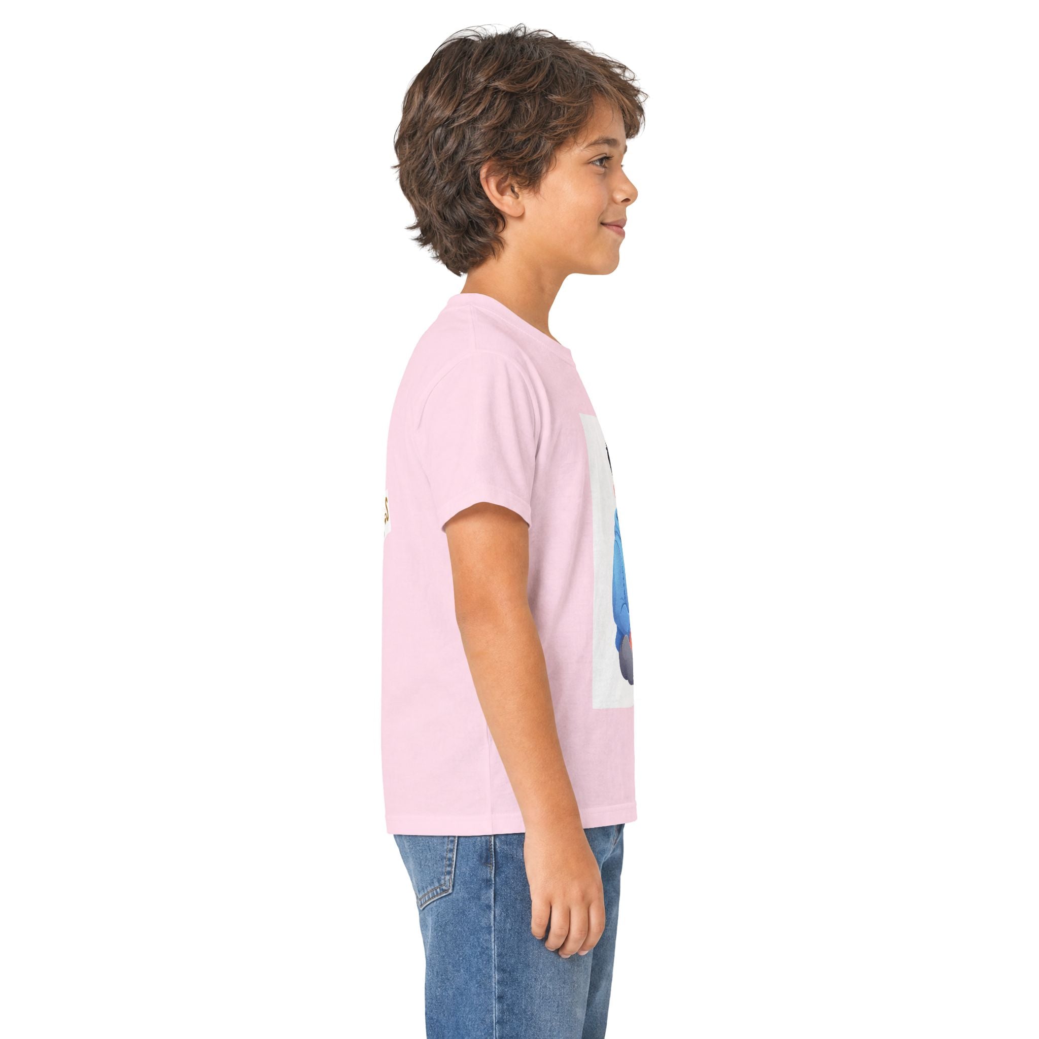 Kids Tee — Courageous Boy Graphic Shirt ("I Am Courageous")