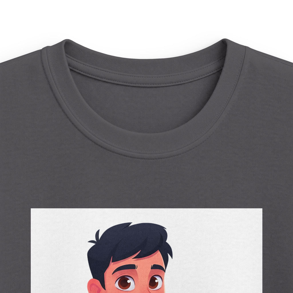 Kids Tee — Courageous Boy Graphic Shirt ("I Am Courageous")