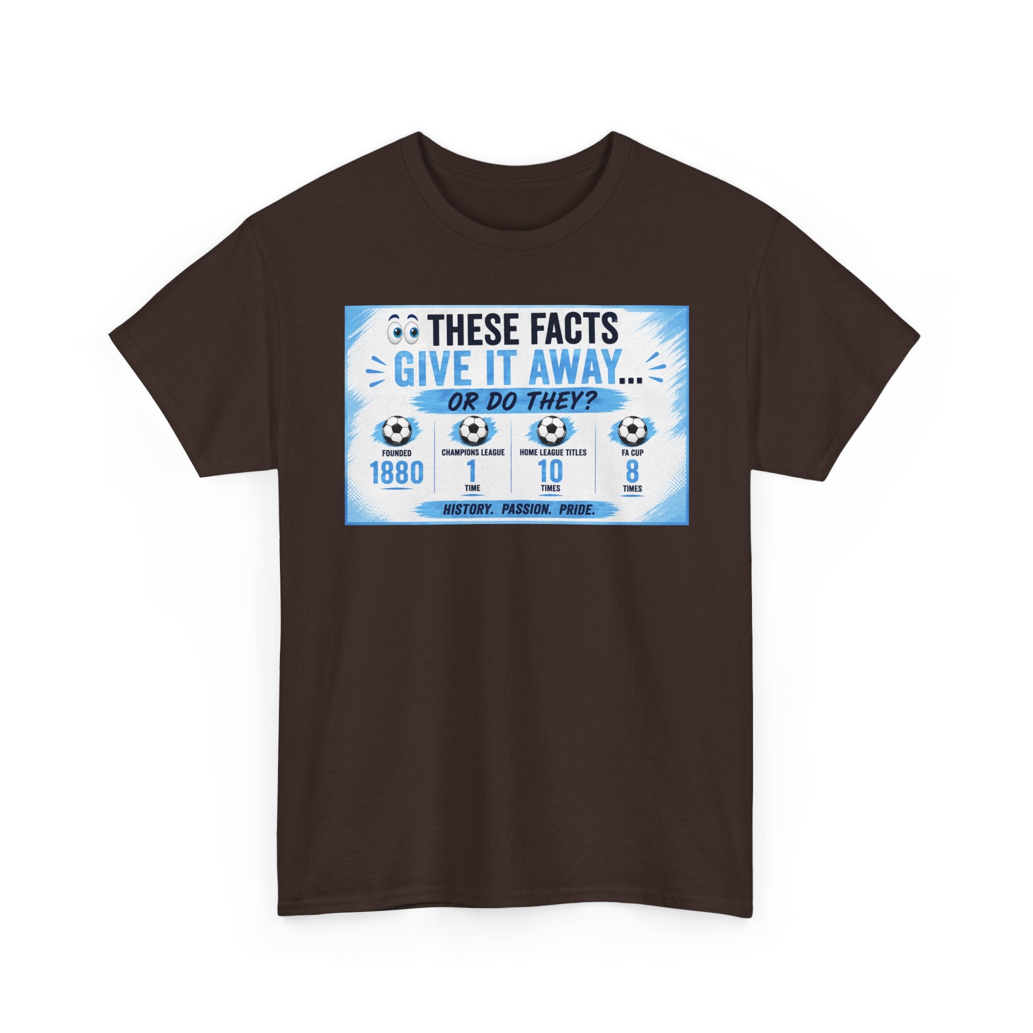 T-Shirt — “These Facts Give It Away… Or Do They?” Infographic Tee