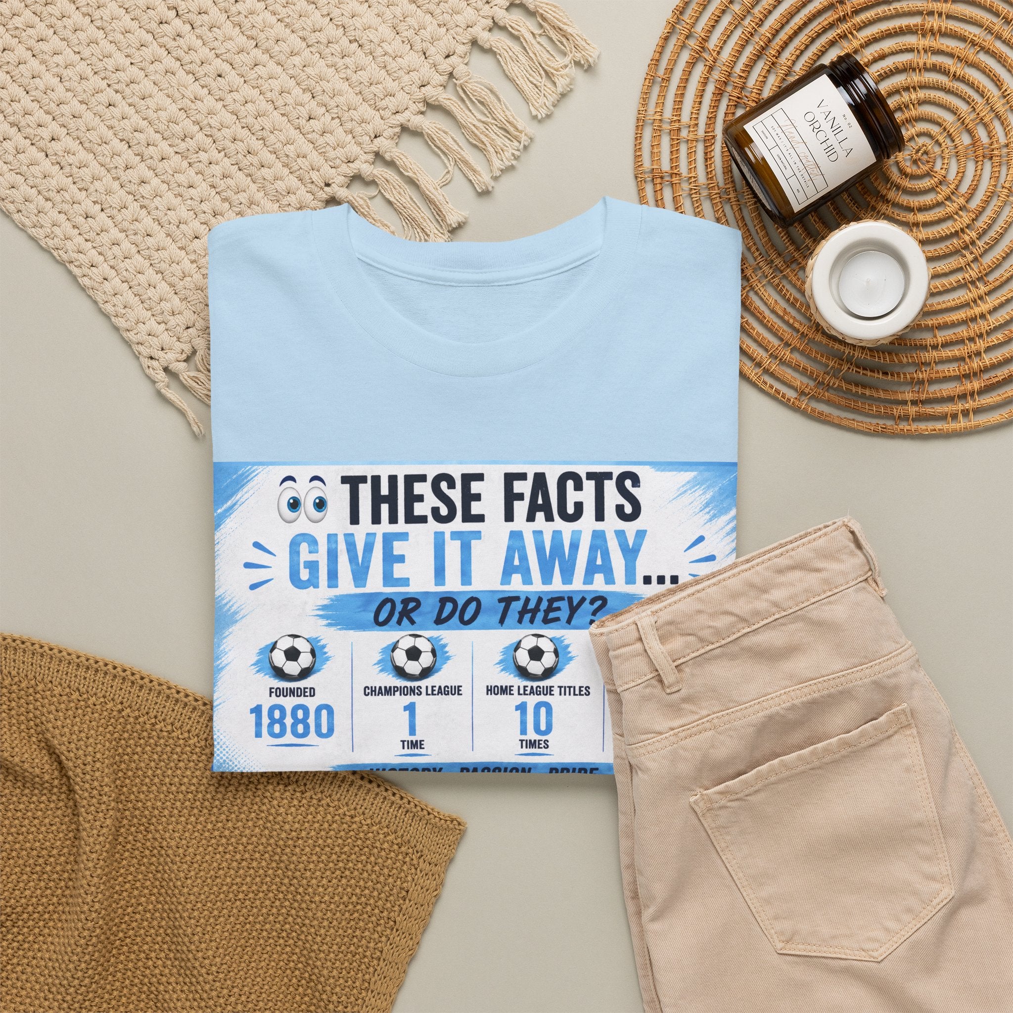 T-Shirt — “These Facts Give It Away… Or Do They?” Infographic Tee