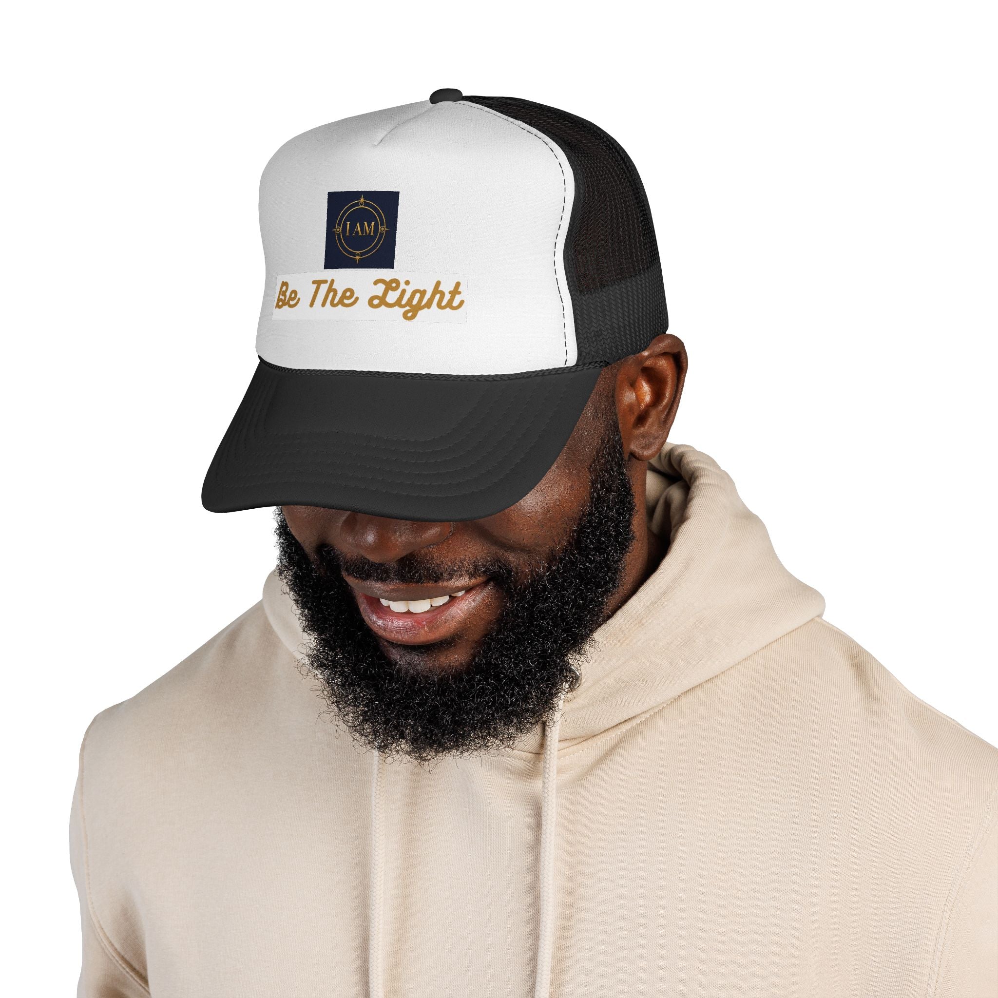 Be The Light Trucker Cap – Inspirational Mesh Baseball Hat